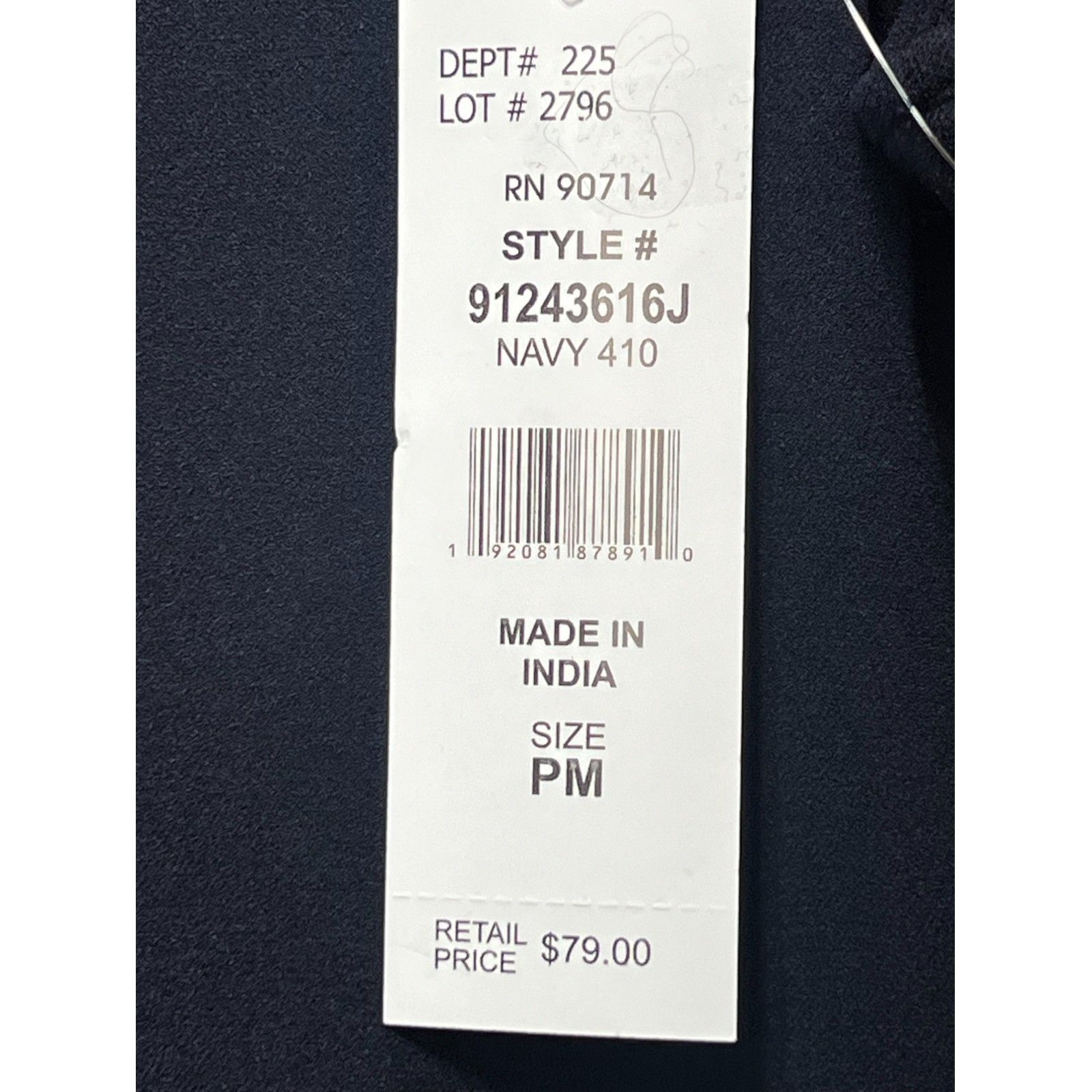 Other MSK - Women's Sleeveless Shift Dress Petite - Navy Blue - Pe Size M / US 6-8 / IT 42-44 - 11 Thumbnail