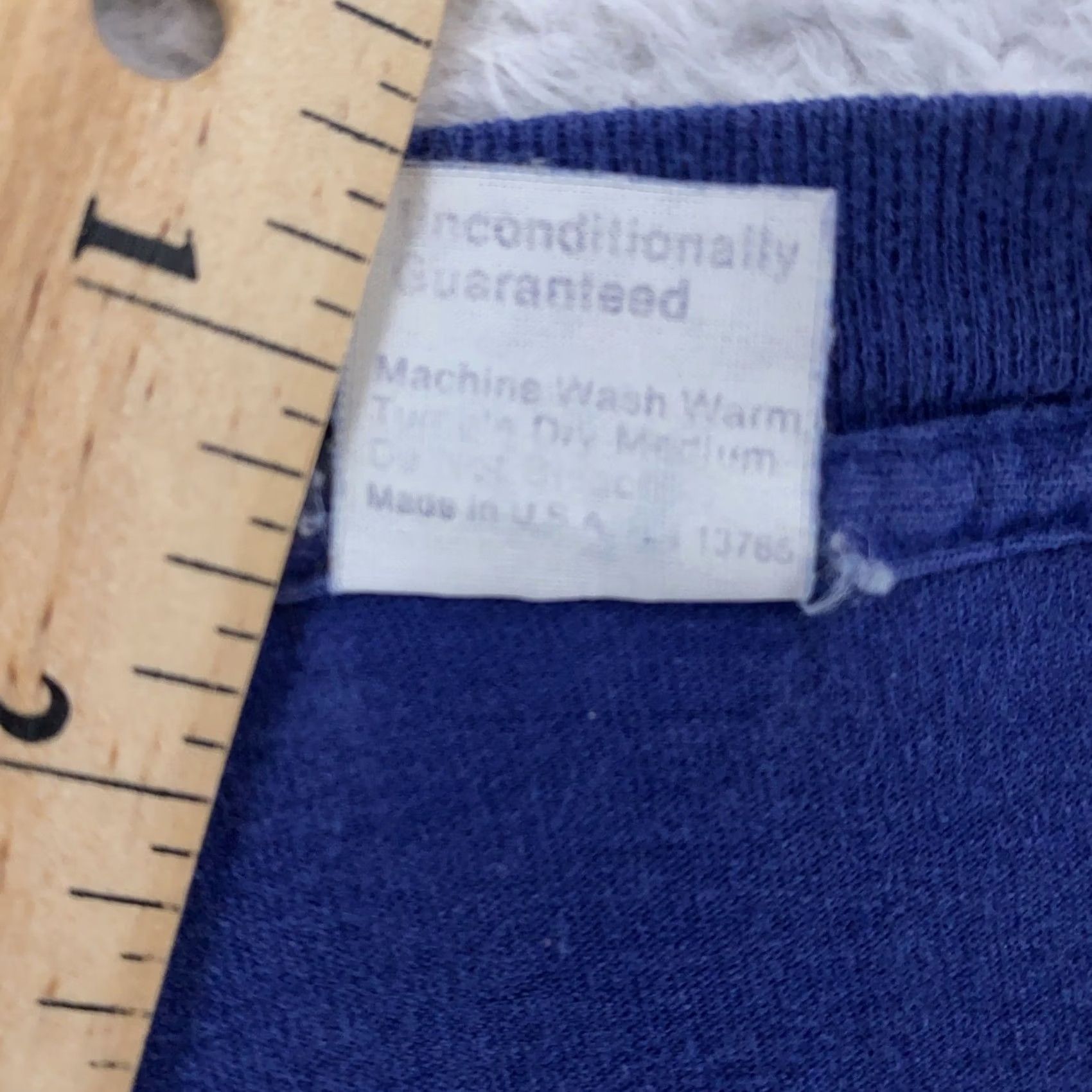 Vintage VINTAGE BVD Shirt M/L Blue Pocket Crewneck Made USA Single Stitch 90s Tee Mens Shirt Blue Pocket Crew Neck Short Sleeve Cotton Vintage 90s Size US M / EU 48-50 / 2 - 8 Thumbnail
