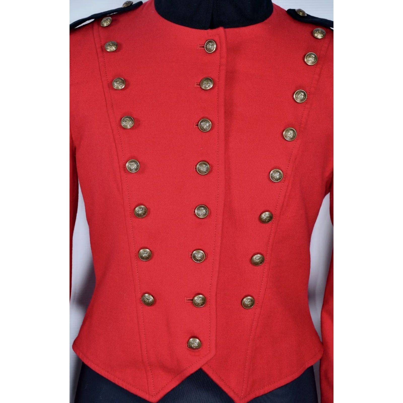 Ralph Lauren Ralph Lauren Rugby Jacket Women Red Military Wool Blazer Size 4 Navy? Size S / US 4 / IT 40 - 3 Thumbnail