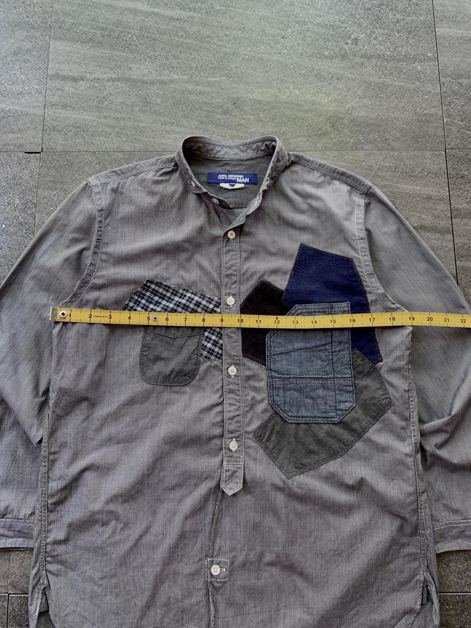 Junya Watanabe FREE TAX! Multi Fabric Patchwork Ls Shirt Size US S / EU 44-46 / 1 - 14 Thumbnail