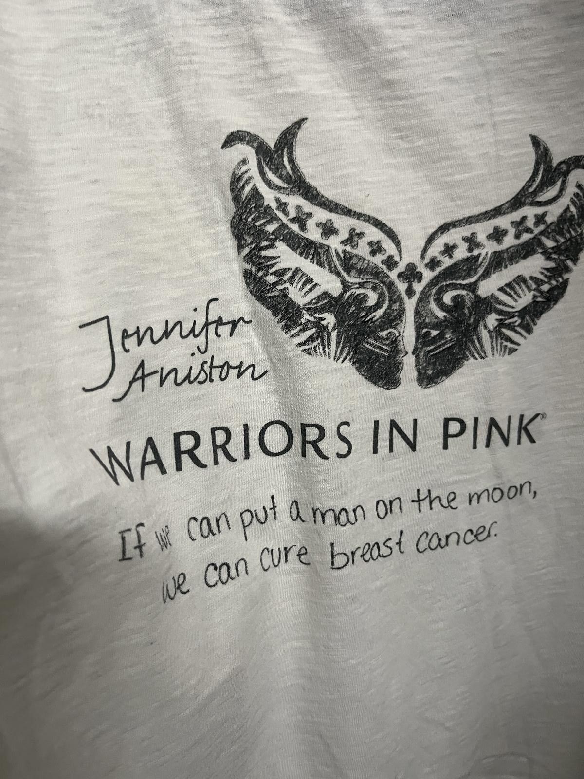 Alternative Apparel Jennifer Aniston T-shirt - Breast Cancer Kid's Art Shirt -XL Size US XL / EU 56 / 4 - 6 Thumbnail