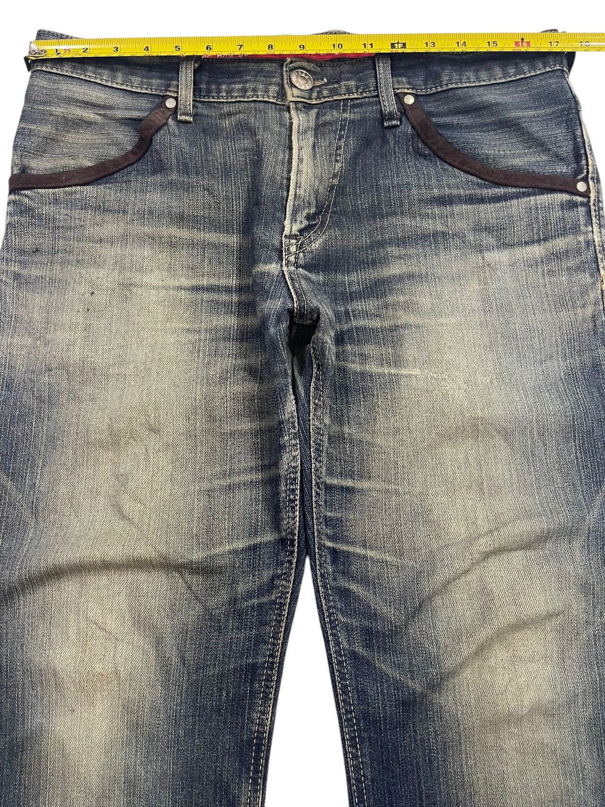 Edwin Vintage Edwin Mud Faded Wash Style Loose Jeans Size US 34 / EU 50 - 11 Thumbnail