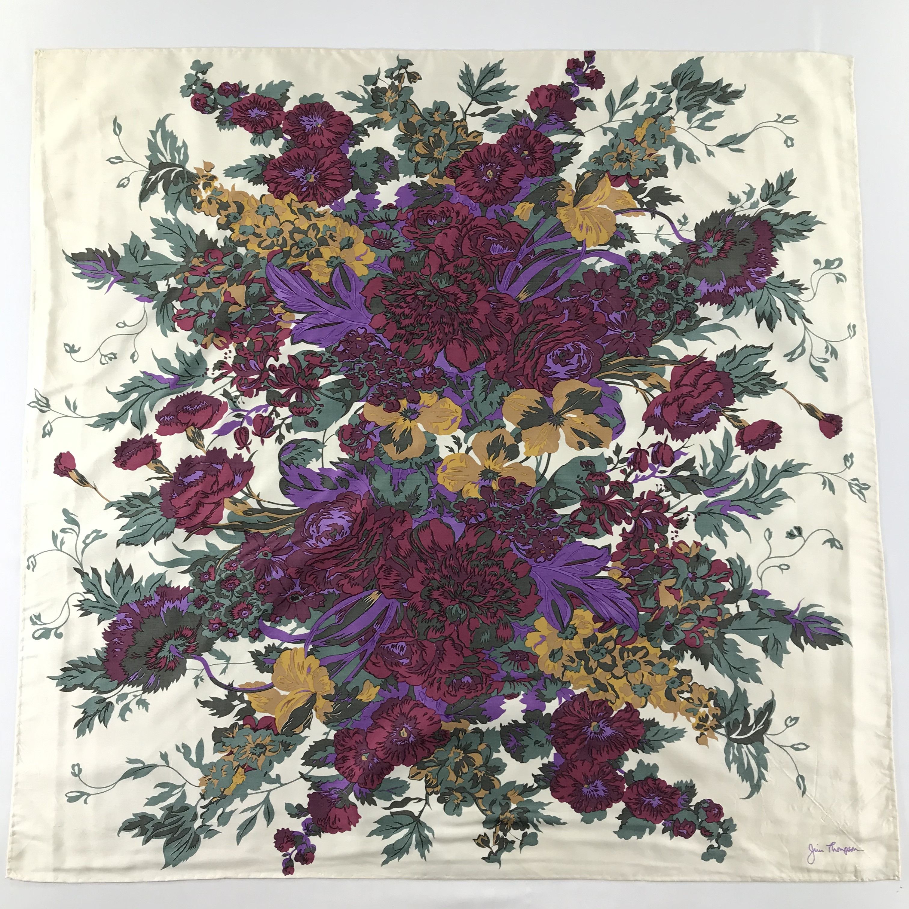 Jim Thompson Vintage Jim Thompson Silk Scarf Size ONE SIZE - 2 Thumbnail