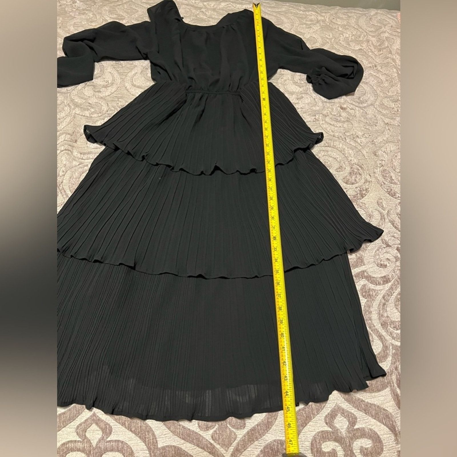 & Other Stories Women's Layered Ruffle Hem Casual Maxi Dress | Size S | NWOT Size S / US 4 / IT 40 - 8 Thumbnail