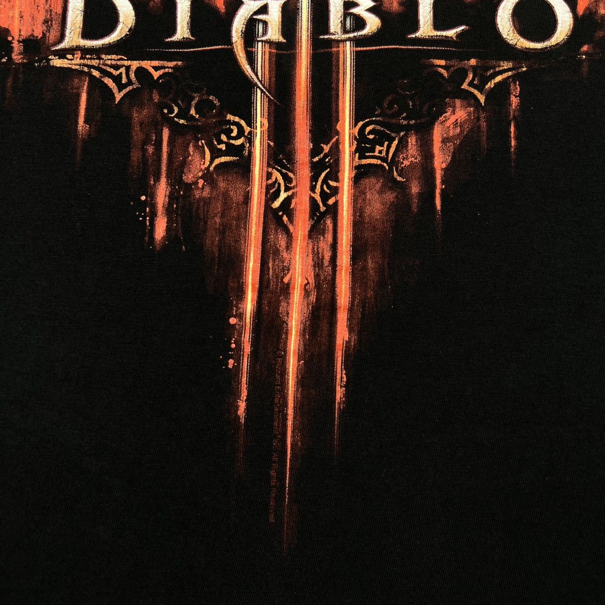 Vintage Vintage Y2K Blizzard Diablo 3 Game T-shirt Skull Devil Face Size US XL / EU 56 / 4 - 8 Thumbnail