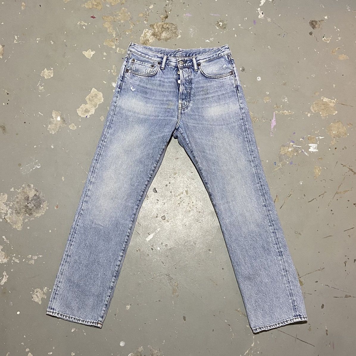 Acne Studios 1996 Light Blue Trash Denim Size US 30 / EU 46 - 1 Thumbnail