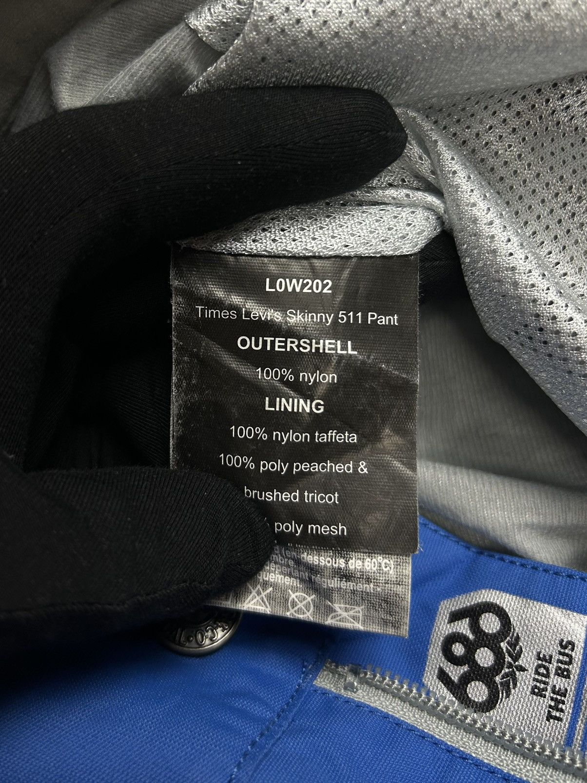 686 × Levi's Vintage Levis x 686 511 Skinny Ski Pants Size M RARE Size US 32 / EU 48 - 11 Thumbnail