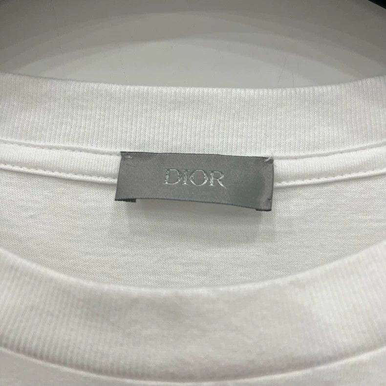 Dior Dior White Dog Sketch TShirt XL Size-2506 Size US XL / EU 56 / 4 - 5 Thumbnail
