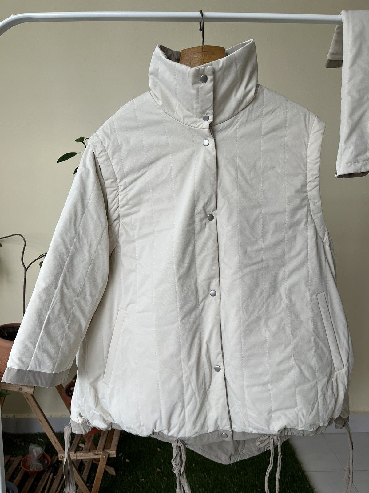 Japanese Brand Rare 💥 Kastane Attachable Sleeve Reversible AW22 Size XL / US 12-14 / IT 48-50 - 4 Thumbnail