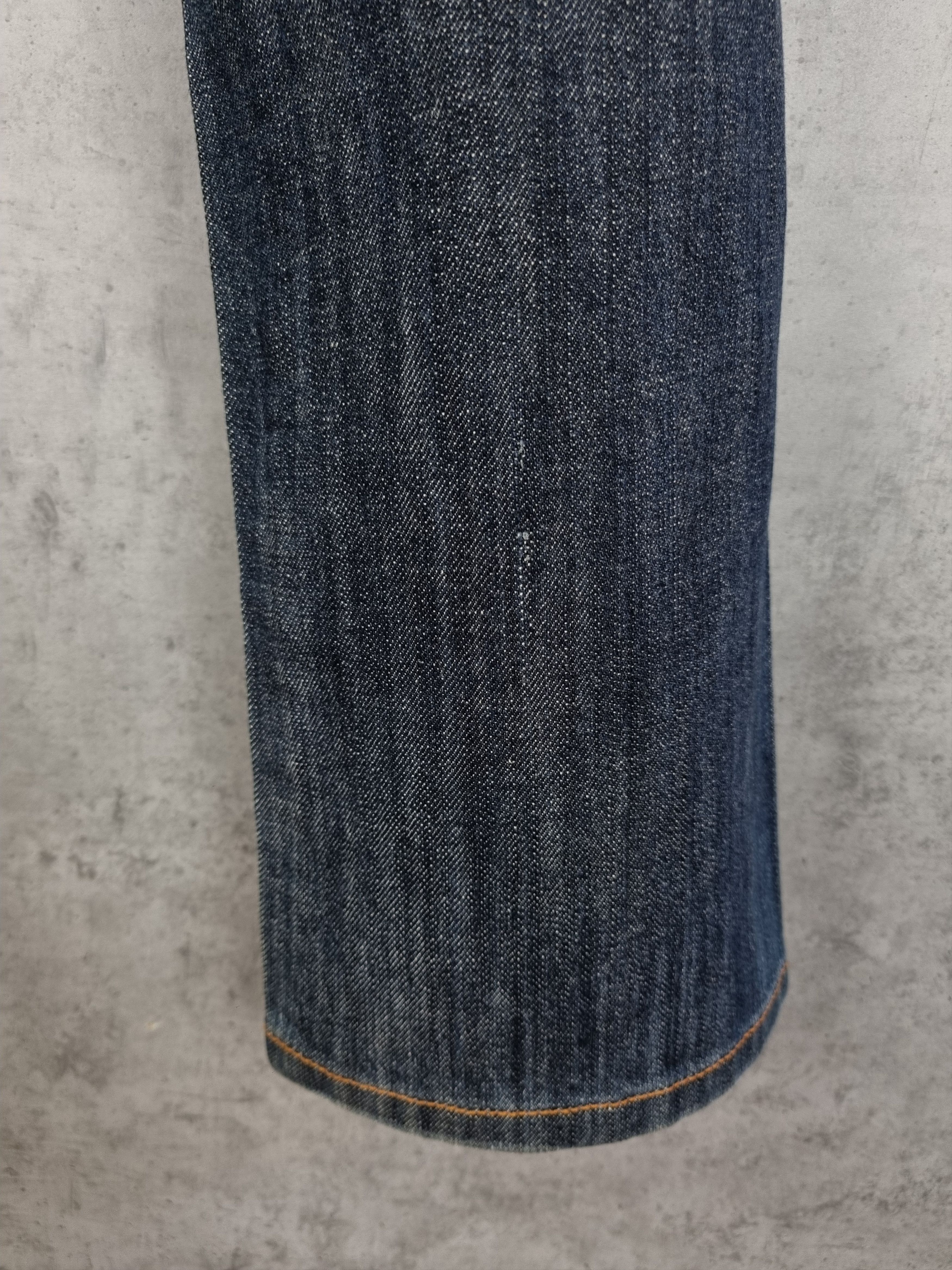 Christian Audigier × Ed Hardy Ed Hardy Knitted Skull Skinny Jeans Raw Denim Size US 31 - 15 Thumbnail