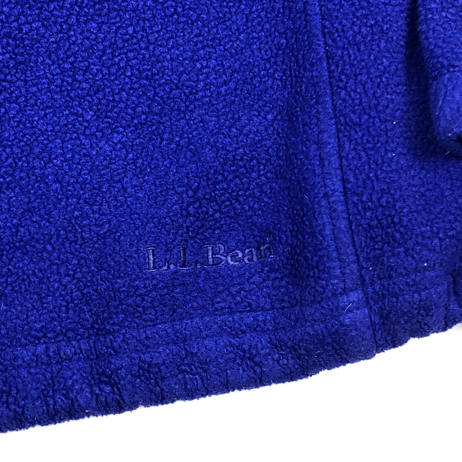 L.L. Bean × Vintage Vintage 90s LL Bean Blue 1/2 Half Zip Fleece Sweater Size US L / EU 52-54 / 3 - 2 Thumbnail