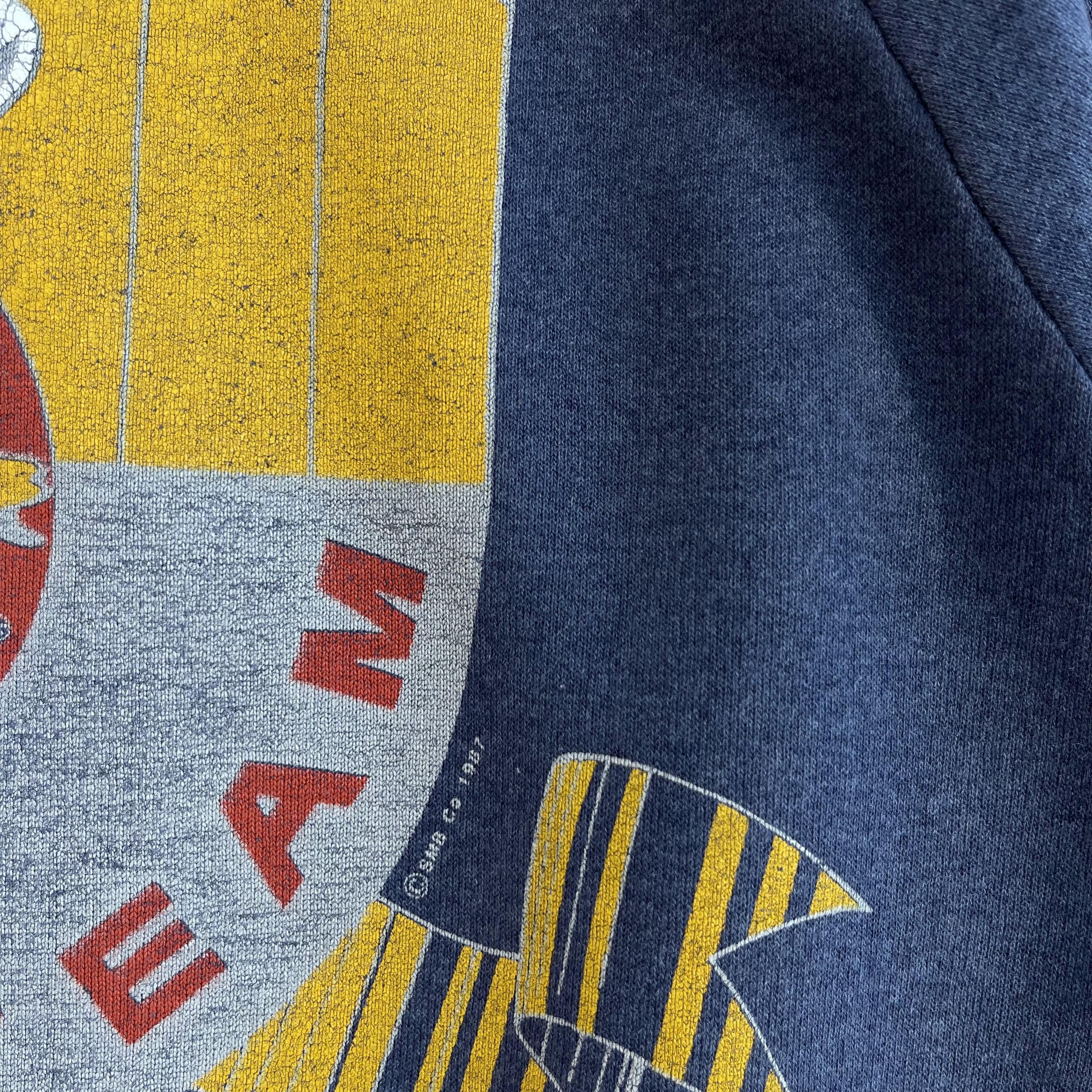 Vintage Vintage Pedigree HOBIE Surf Team Printed Crewneck Sweatshirt Size US S / EU 44-46 / 1 - 4 Thumbnail