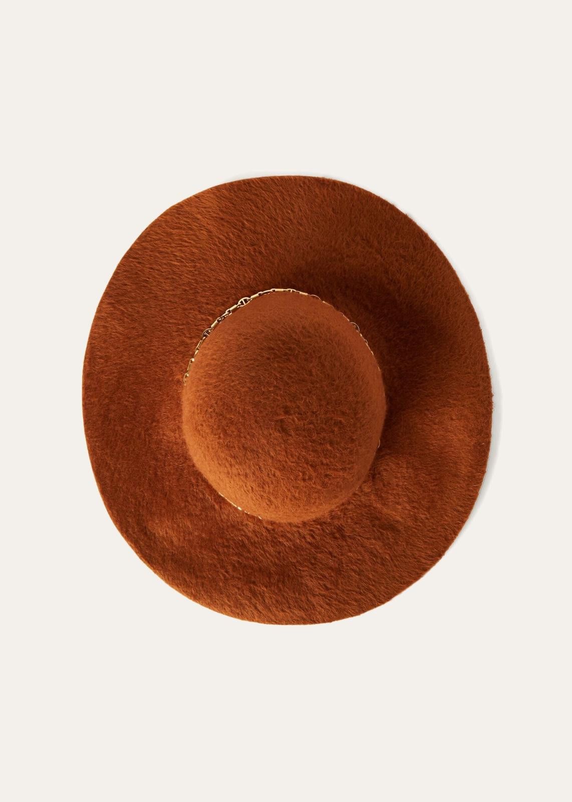 Loro Piana o1srvl11e0325 FAN4626 Size: OS / Evie Hat / Cap in Brown Size ONE SIZE - 2 Thumbnail