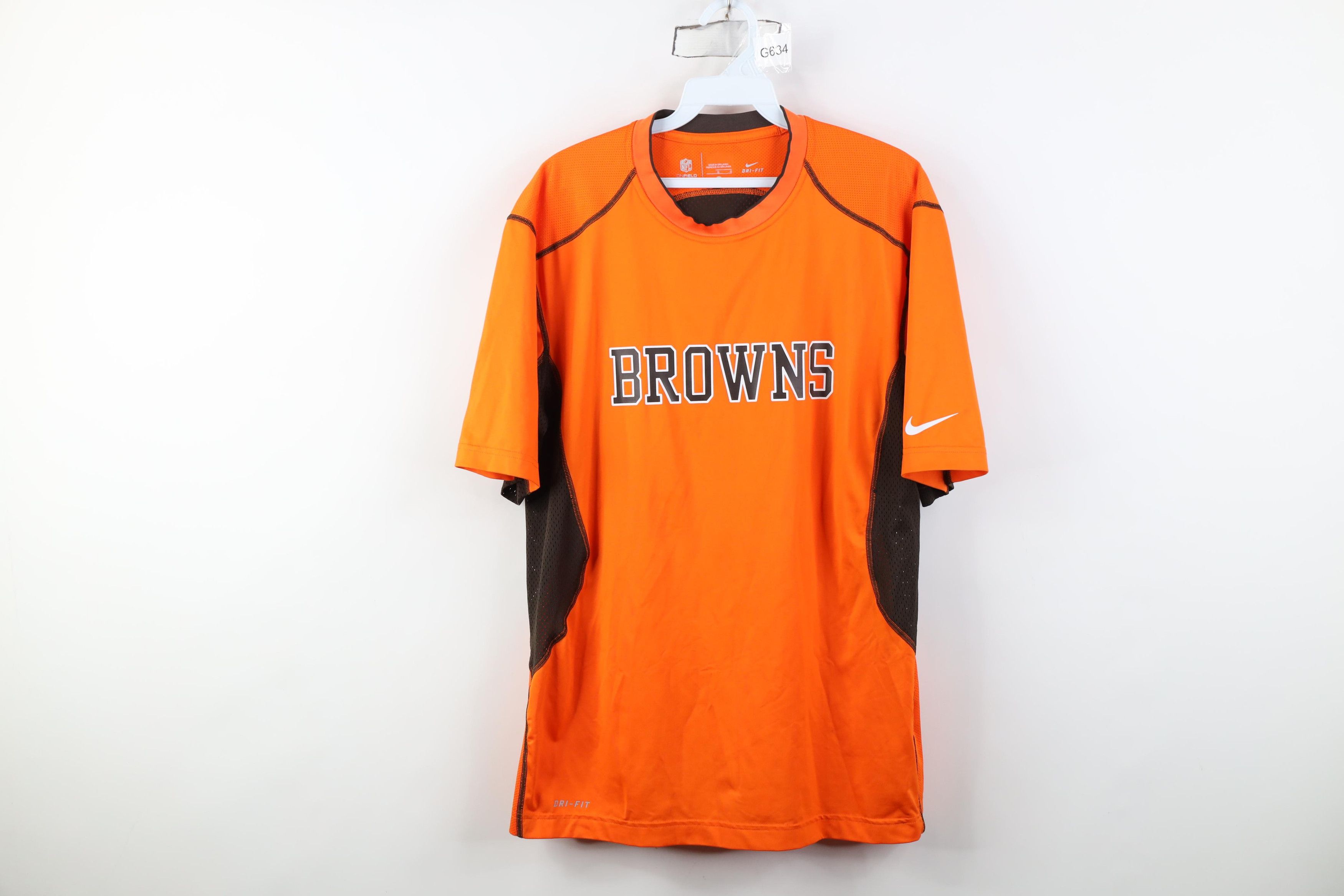 Nike Nike NFL On Field Fit Cleveland Browns Football T-Shirt Size US L / EU 52-54 / 3 - 1 Thumbnail