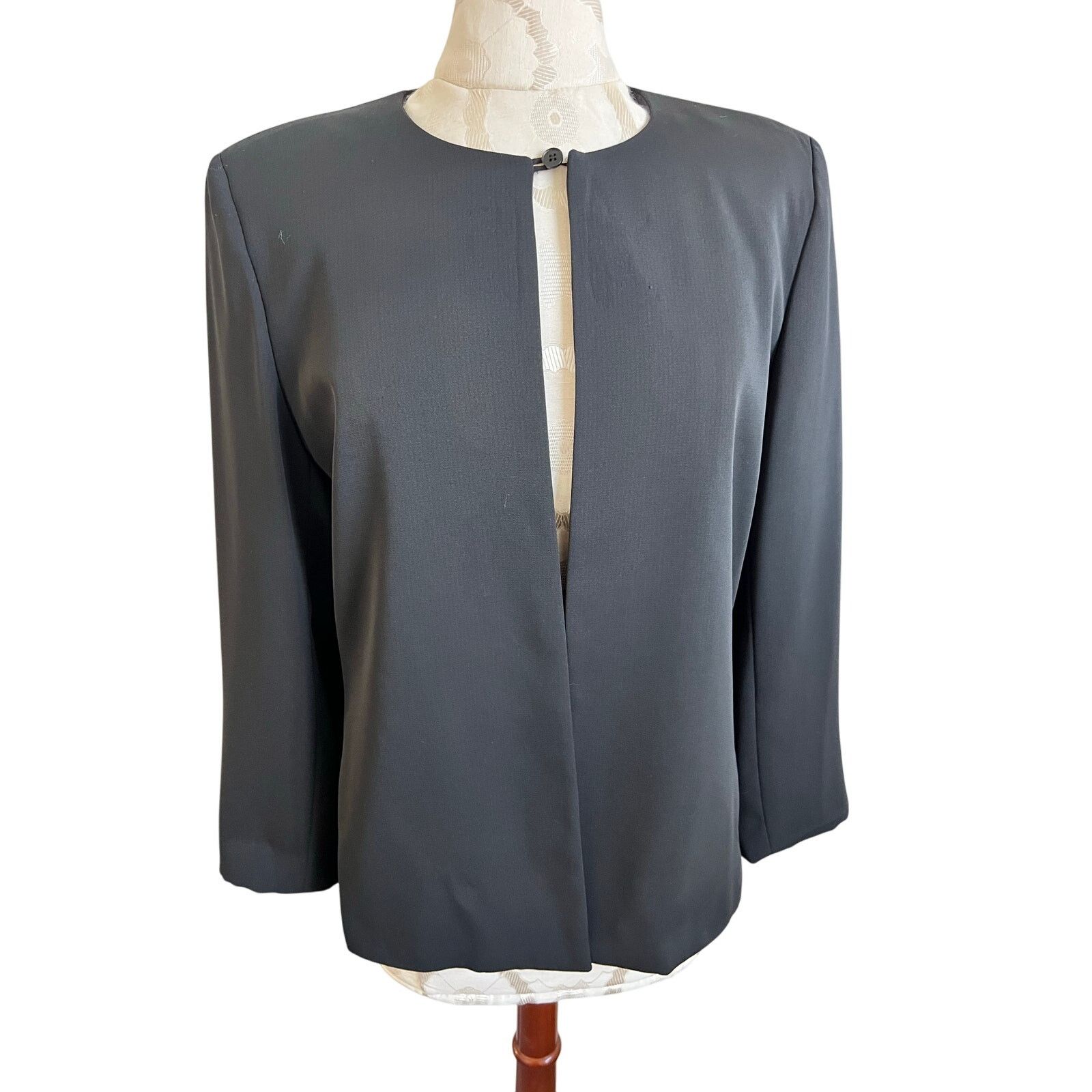 Harve Benard Harve' Benard Evening Vintage Classic Black Blazer Size 8 Size M / US 6-8 / IT 42-44 - 1 Thumbnail