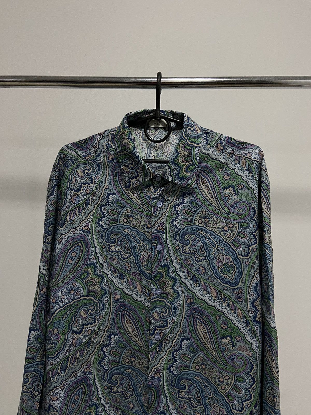Etro × Vintage Etro buttons overprint floral vintage made in Italy Size US XL / EU 56 / 4 - 2 Thumbnail