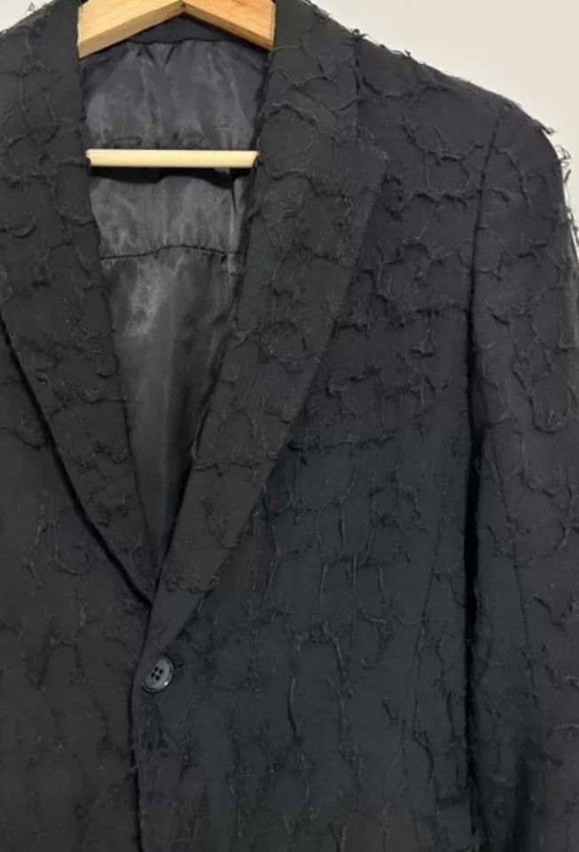 Rick Owens Rick Owens early silk shattered texture dark suit jacket Size US M / EU 48-50 / 2 - 3 Thumbnail
