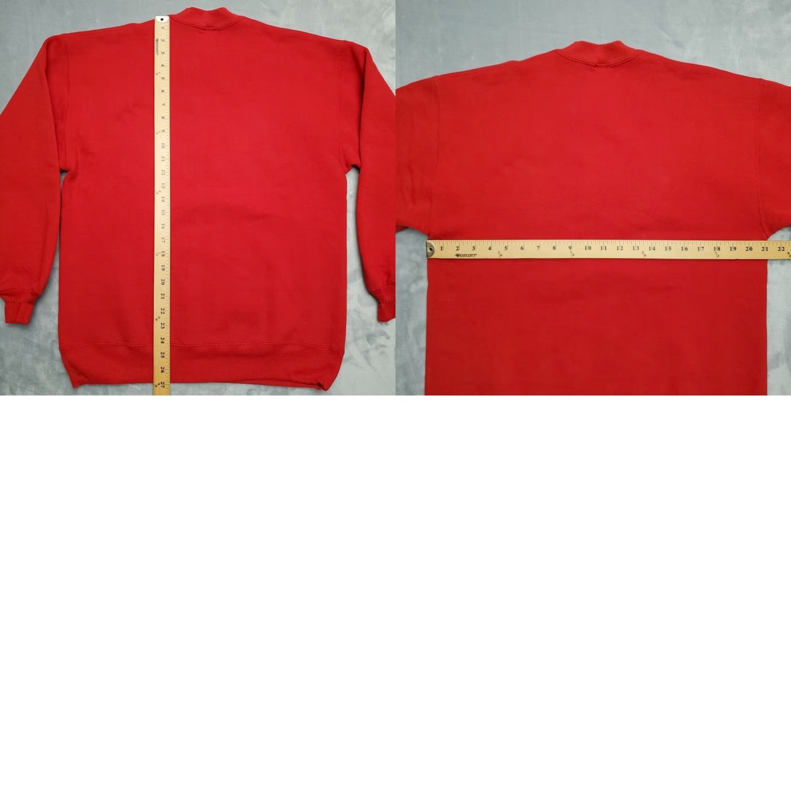 Jerzees VTG Jerzees Sweatshirt L Red Pullover Crewneck Christmas Holiday 90s Y2K Retro Mens Shirt Size US L / EU 52-54 / 3 - 8 Thumbnail