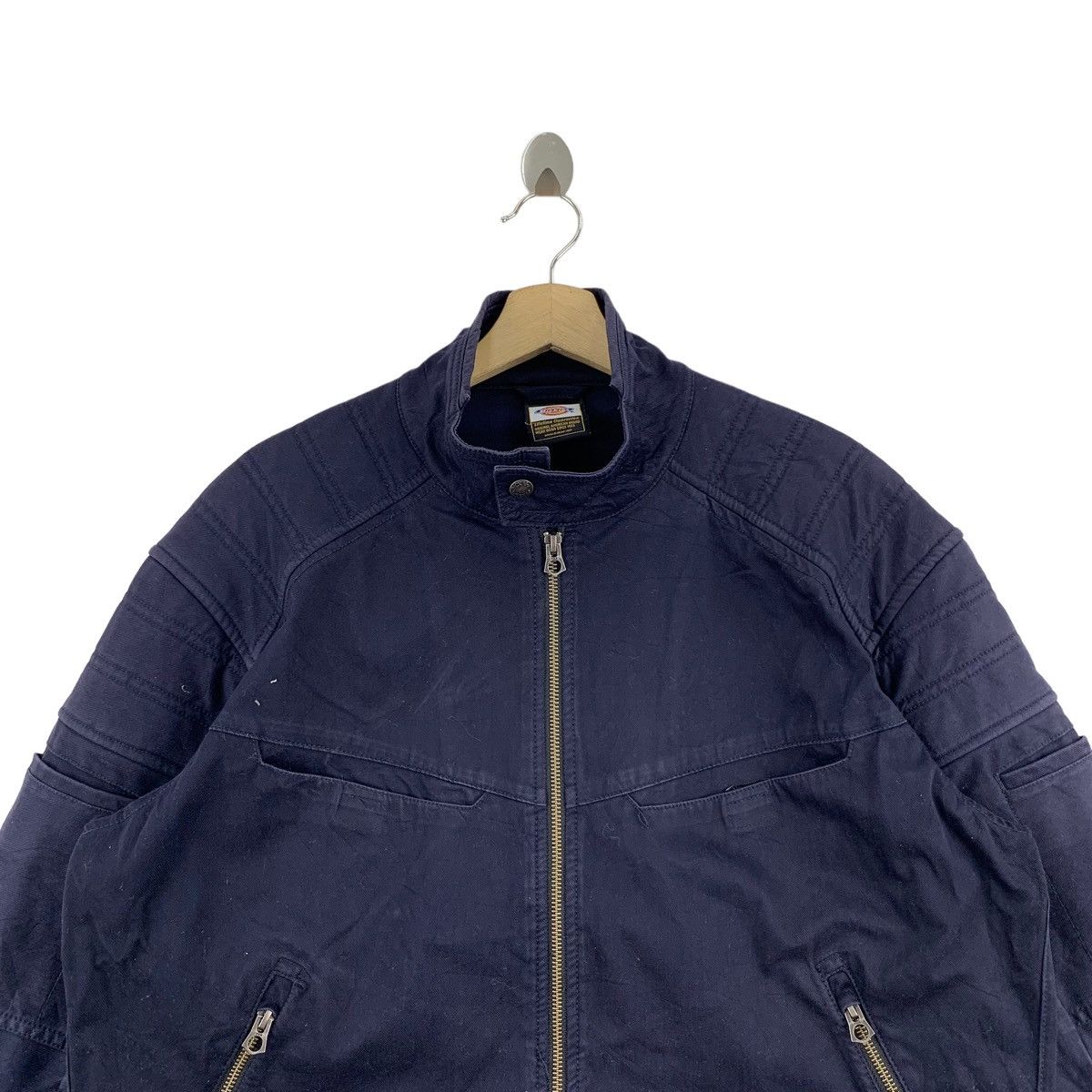 Dickies DICKIES USA Multi Pockets Full Zipper Denim Jeans Jacket Size US XXL / EU 58 / 5 - 2 Thumbnail