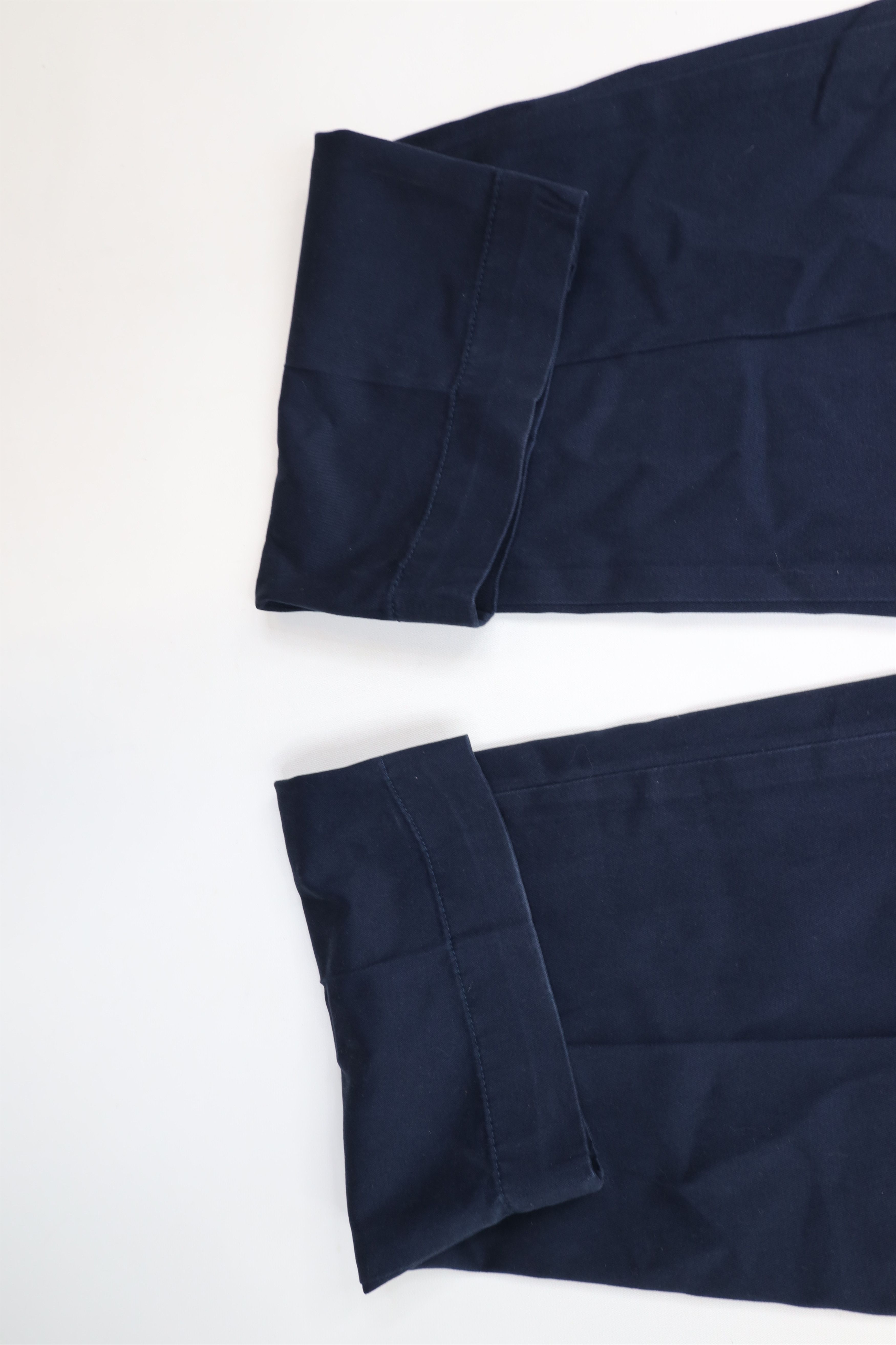 Ralph Lauren Vintage 90s Ralph Lauren Heavy Cotton Chino Pants Navy Blue Size US 32 / EU 48 - 5 Thumbnail
