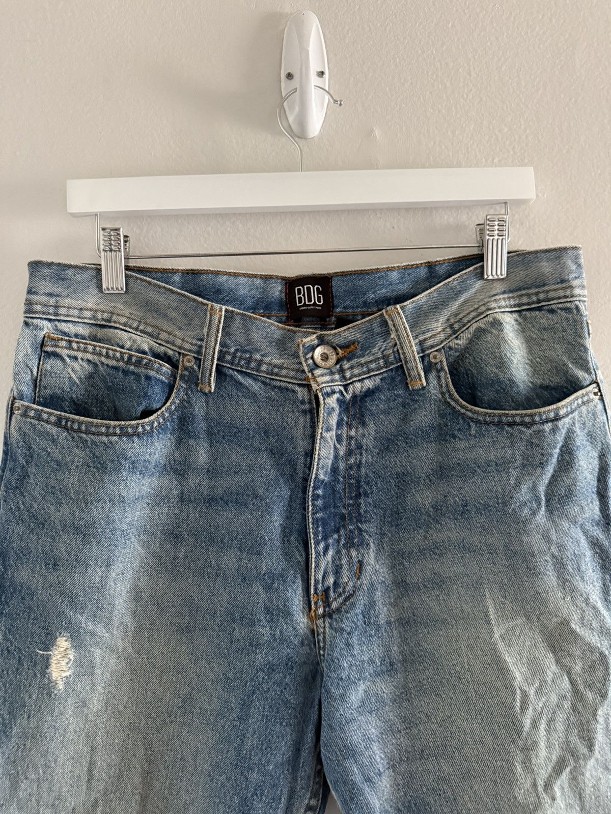 Bdg BDG UO Relaxed Dad Fit Denim Jeans Pants Blue Stone-Wash Size US 32 / EU 48 - 5 Thumbnail