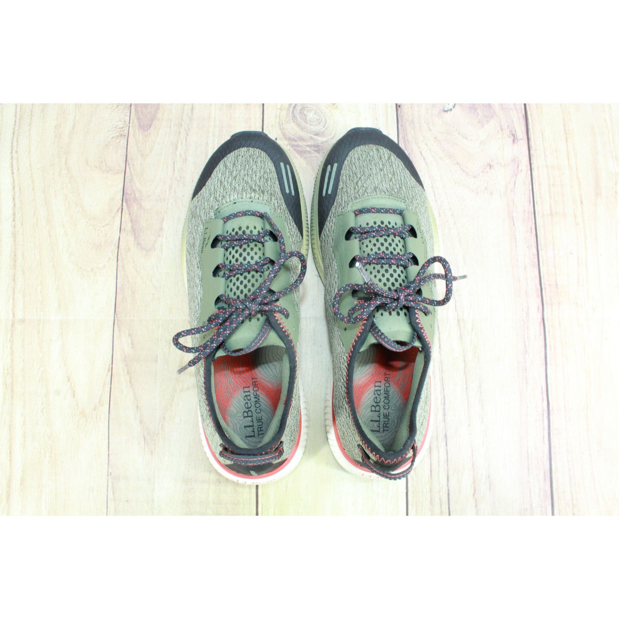 L.L. Bean LL Bean Dirigo Green Mesh Lace-Up Lightweight Sneakers Size US 10 / EU 43 - 7 Thumbnail