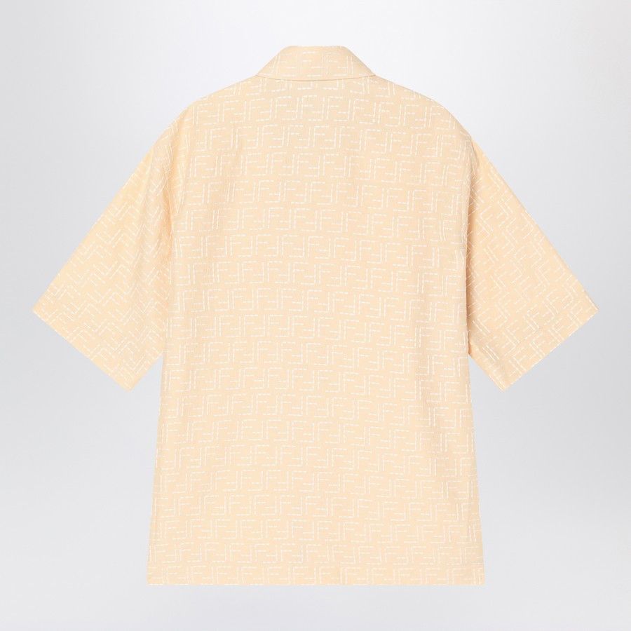 Fendi o1d2blof0226 Linen Shirt in Light Yellow Size US S / EU 44-46 / 1 - 2 Thumbnail