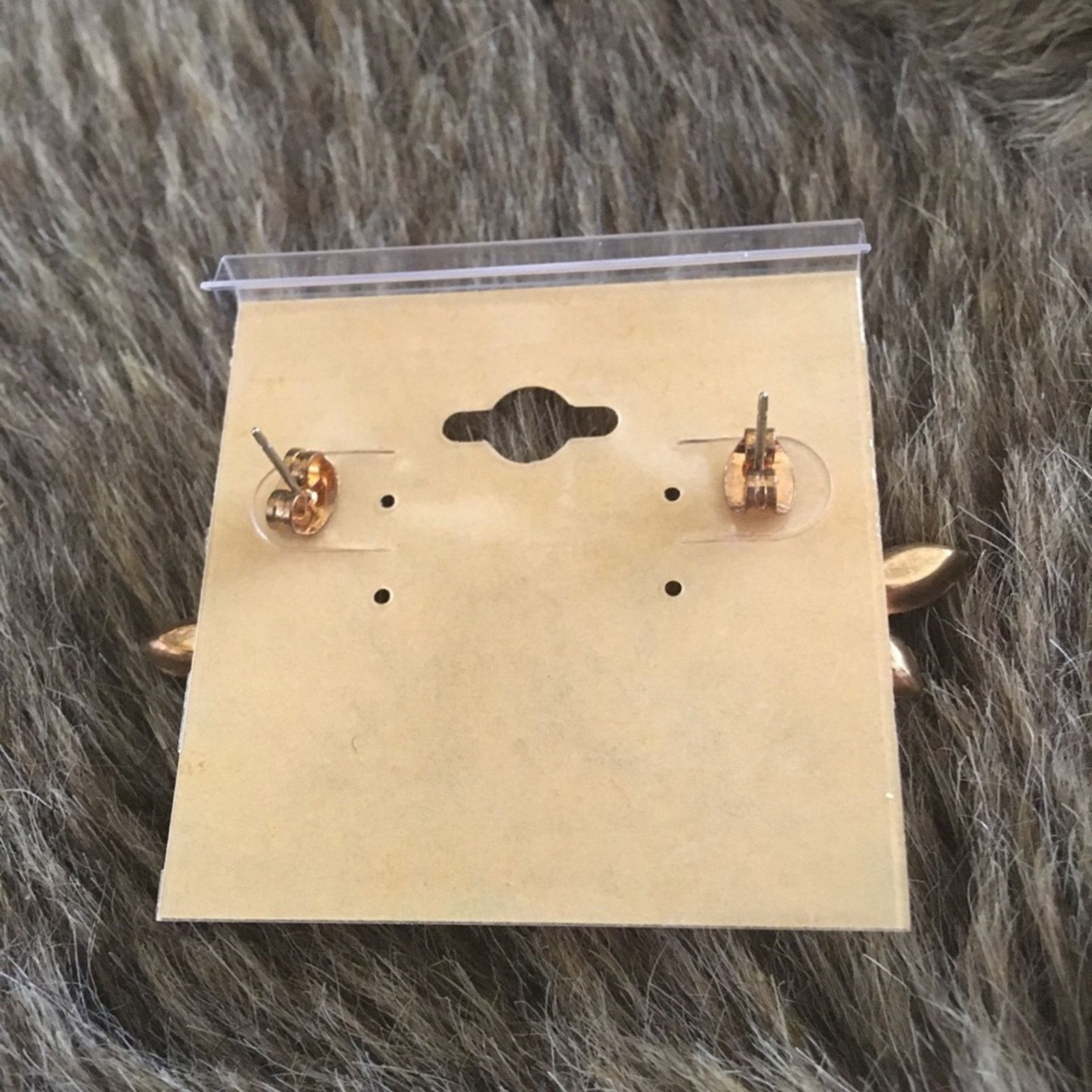 Vintage Vintage faceted clear glass rhinestone earrings Size ONE SIZE - 5 Thumbnail