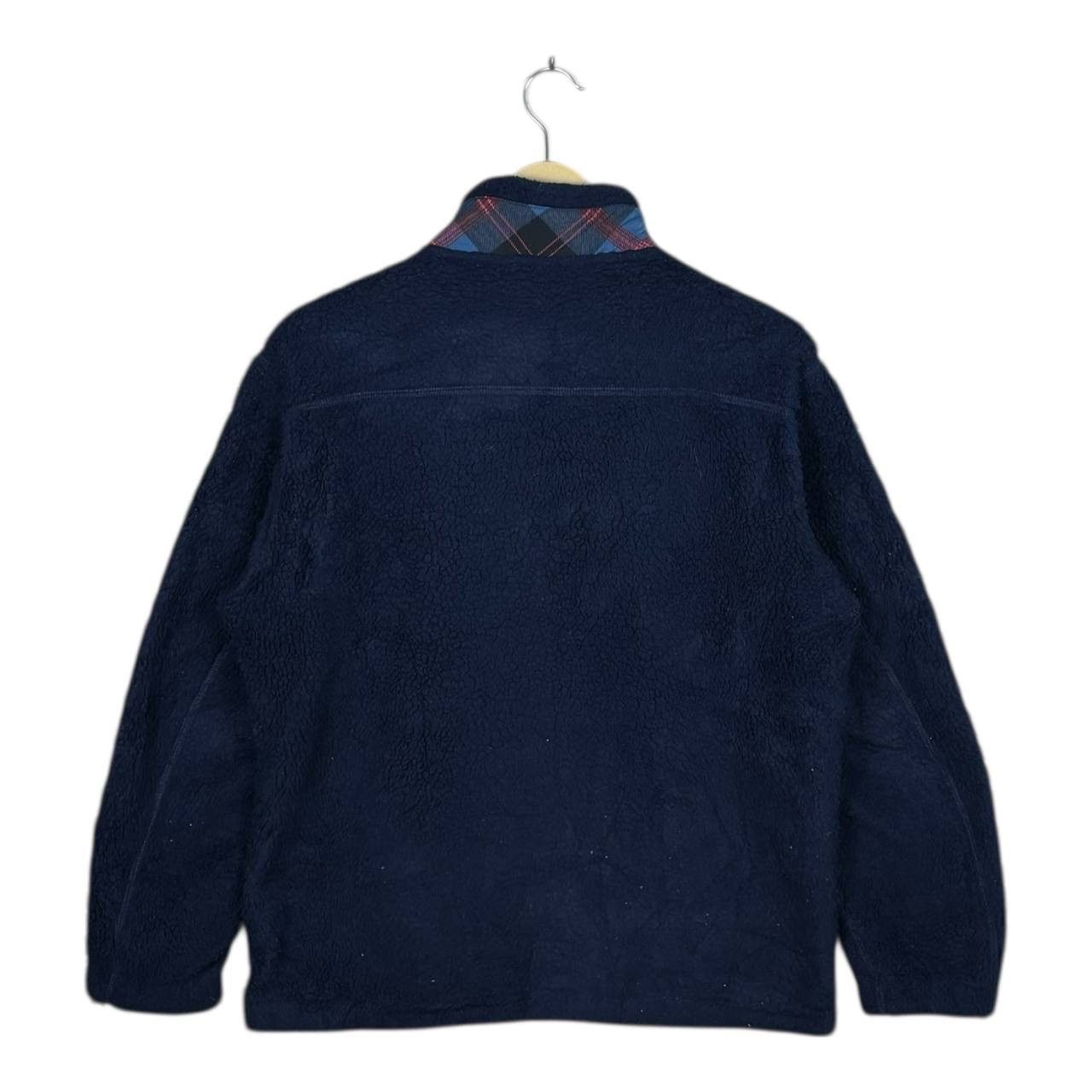JW Anderson × Uniqlo JW Anderson x Uniqlo Pile Fleece Jacket Blue Plaid M 2021 Size US M / EU 48-50 / 2 - 2 Thumbnail