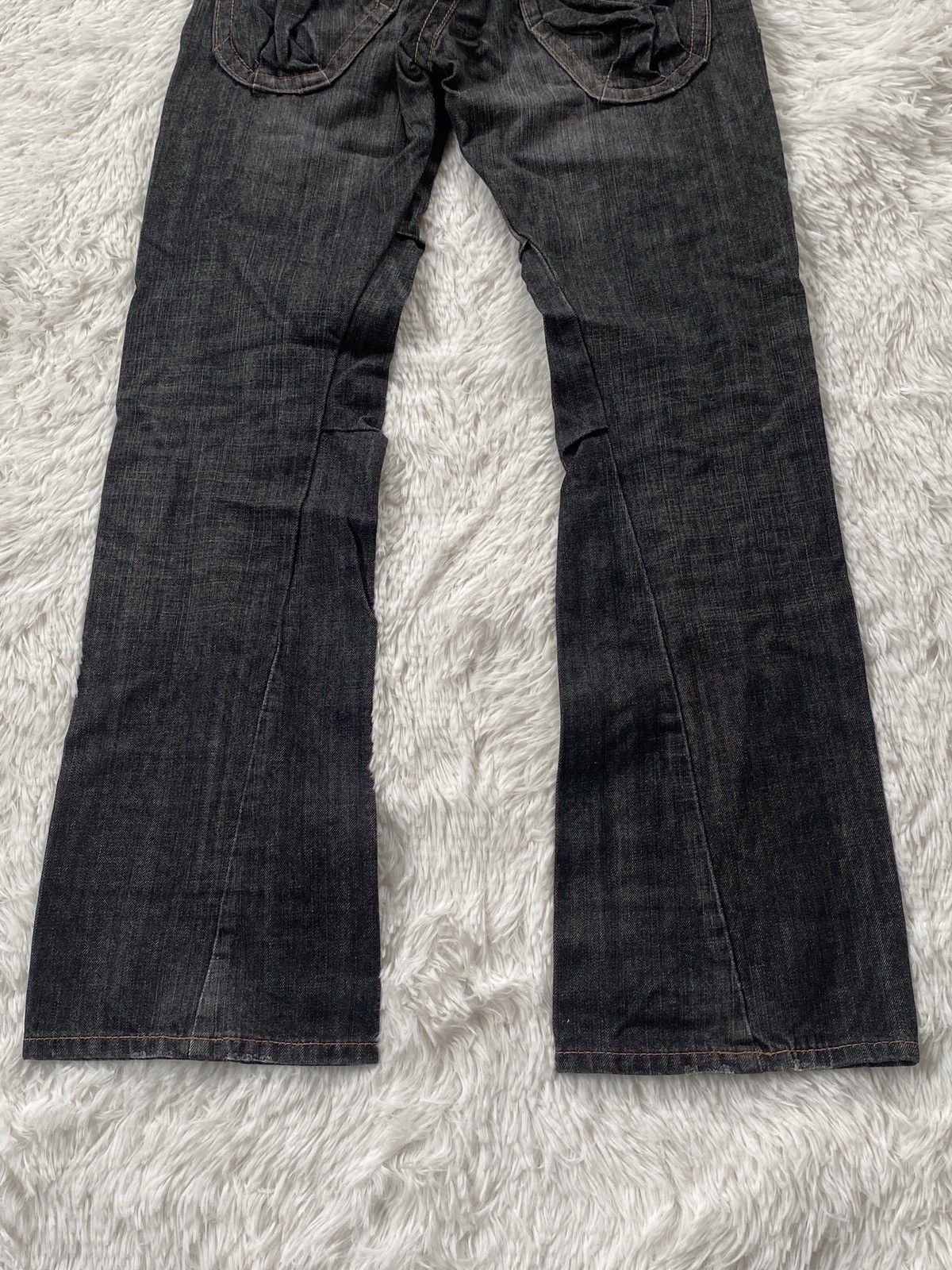 Edwin RARE💥 Stonewash vintage Edwin 505 Bushpant jeans BOOTCUT Size US 29 - 18 Thumbnail