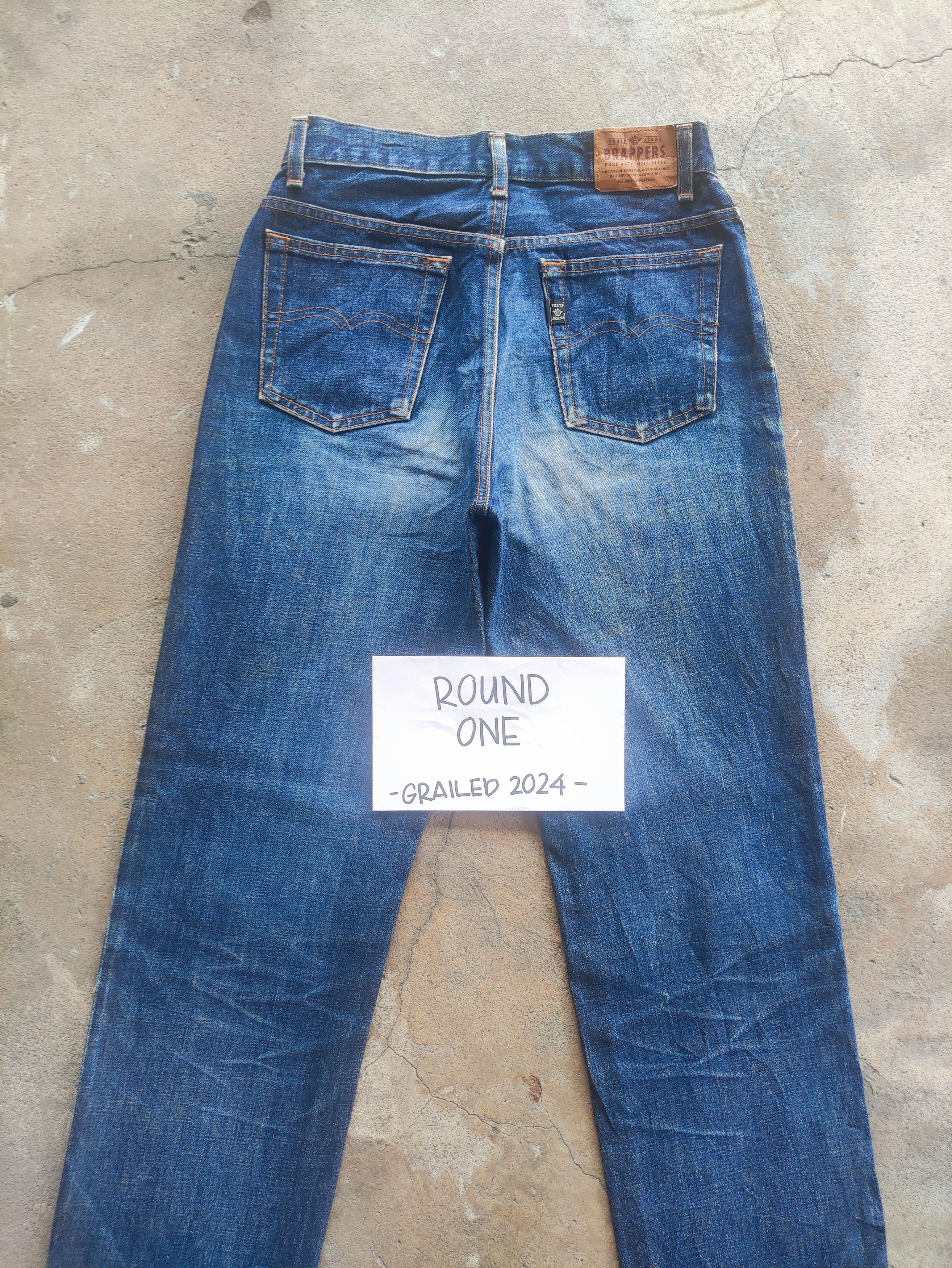 Japanese Brand × Jean Vintage Japanese Brappers Faded Denim Pants W29x30 Size US 29 - 13 Thumbnail