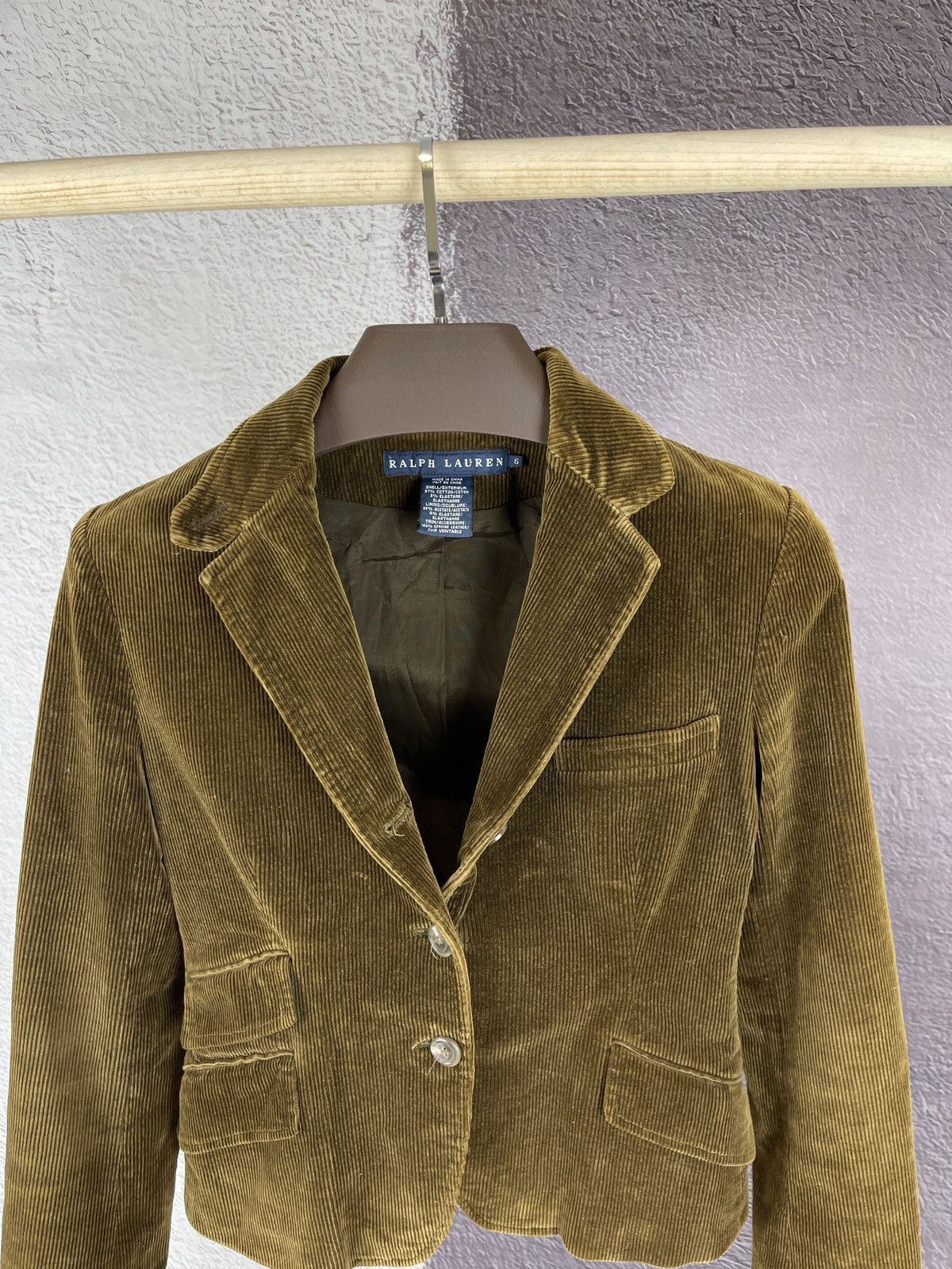 Polo Ralph Lauren Polo Ralph Lauren vintage corduroy blazer jacket leza trim Size M / US 6-8 / IT 42-44 - 6 Thumbnail