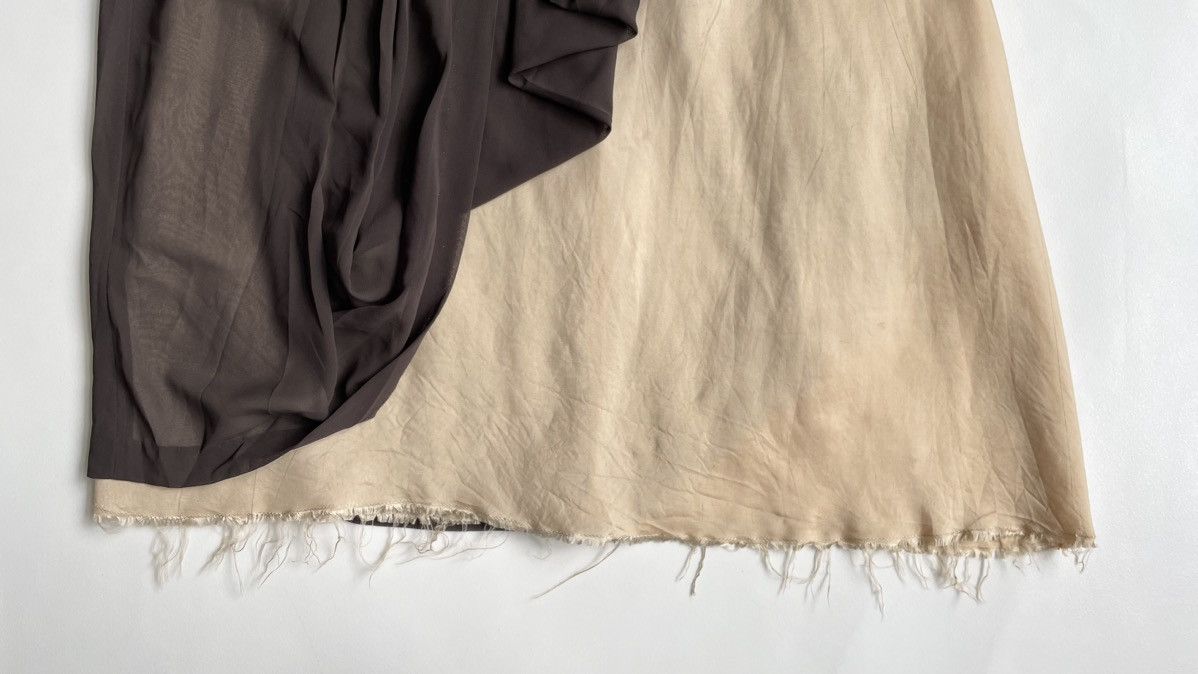 Maison Margiela S/S 03 Raw Edge Lifted Up Skirt Dress Size M / US 6-8 / IT 42-44 - 14 Thumbnail