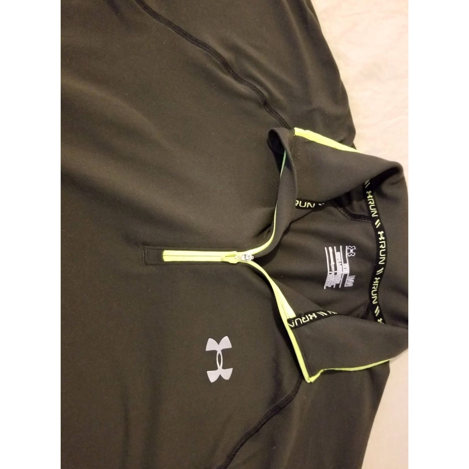 Under Armour Under Armour Shirt L Large Gray Gray Athletic Long Sleeve Zip Mens Size US L / EU 52-54 / 3 - 2 Thumbnail