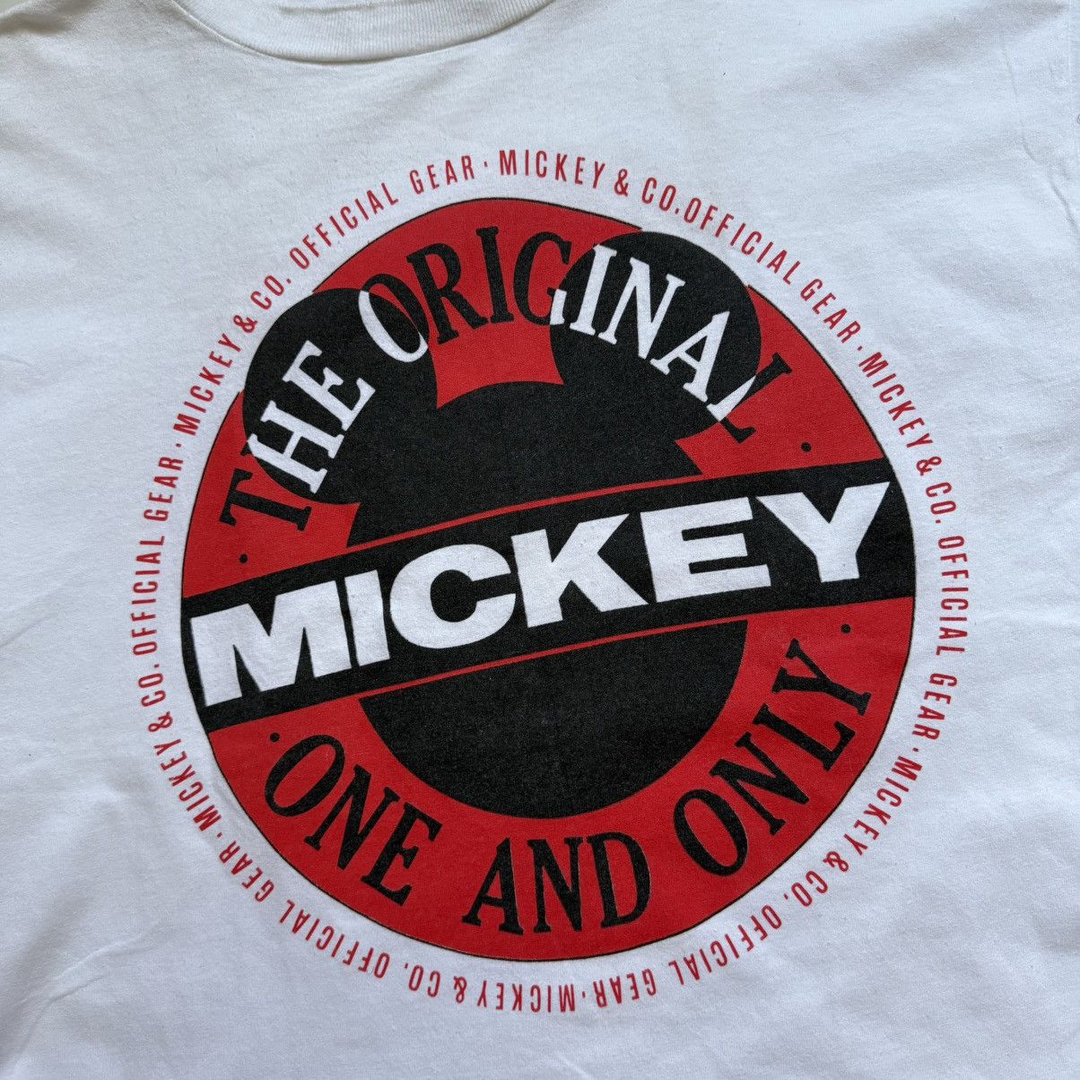Mickey & Co. Vintage Mickey & Co. Distressed T-Shirt Size US XL / EU 56 / 4 - 4 Thumbnail
