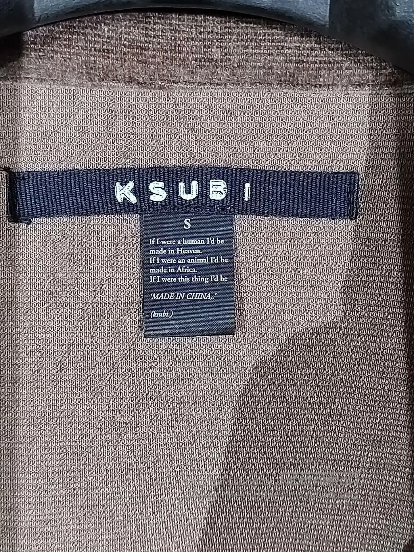 Ksubi KSUBI Antidote Track Jacket in Brown. Size US S / EU 44-46 / 1 - 3 Thumbnail