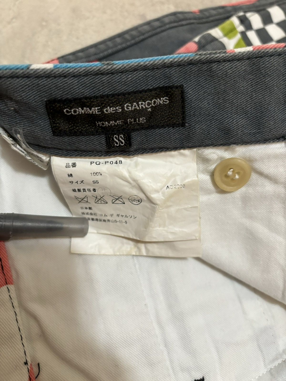 Comme des Garcons Rare Comme Des Garcons Homme SS 2006 Rolling Stones pants Size US 32 / EU 48 - 4 Thumbnail