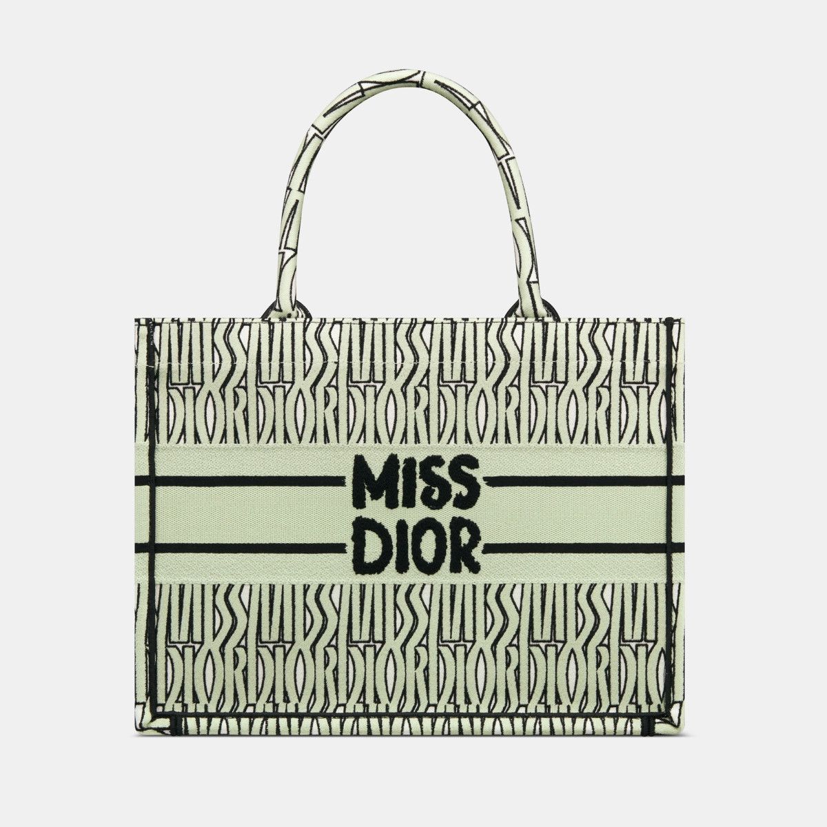 Dior o1bcso1str0226 Size:OS/Medium Book Tote in Pale Green Size ONE SIZE - 4 Thumbnail