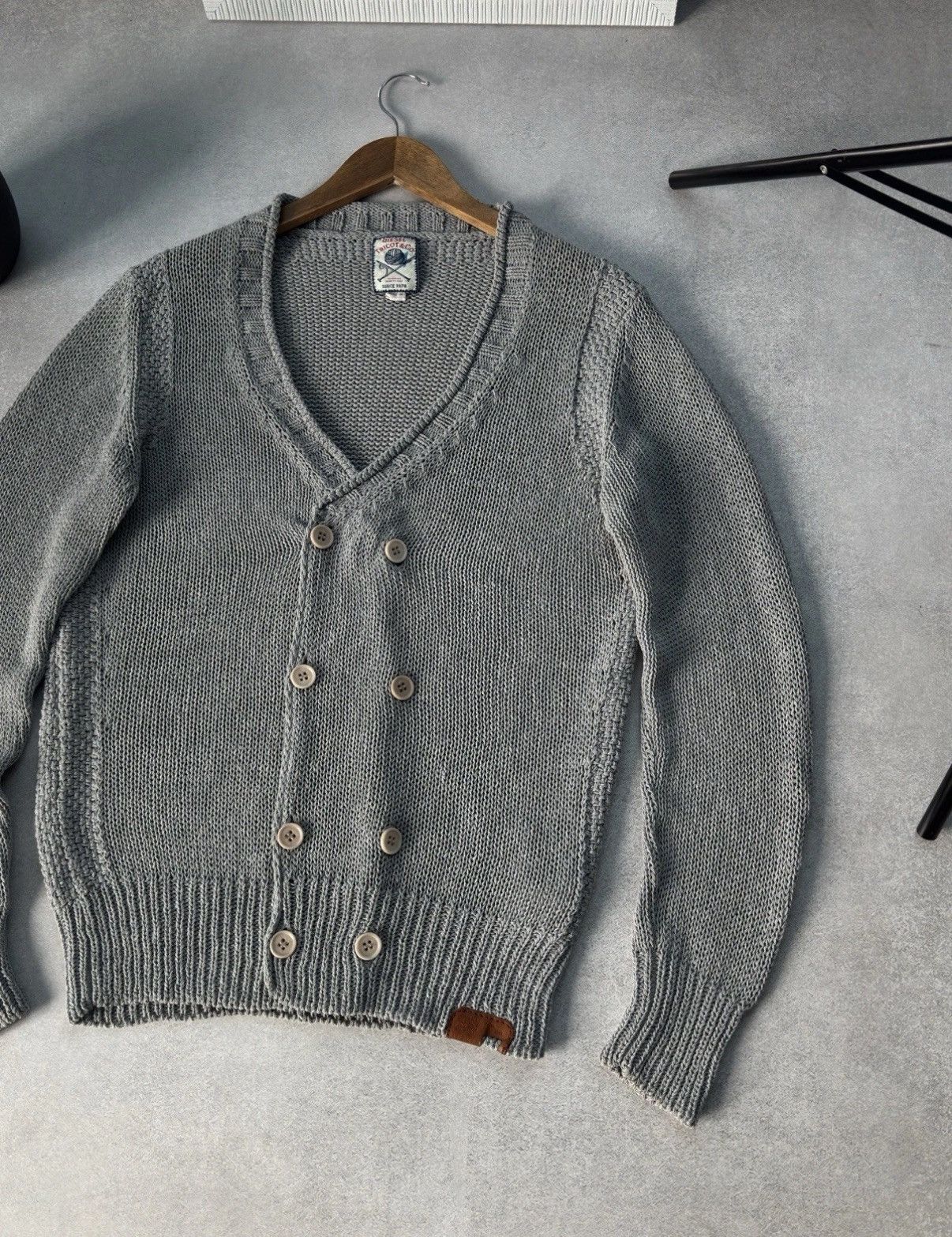 Diesel Vintage Diesel Tricot & Co. Knitted Cardigan Button Sweater Size US M / EU 48-50 / 2 - 3 Thumbnail