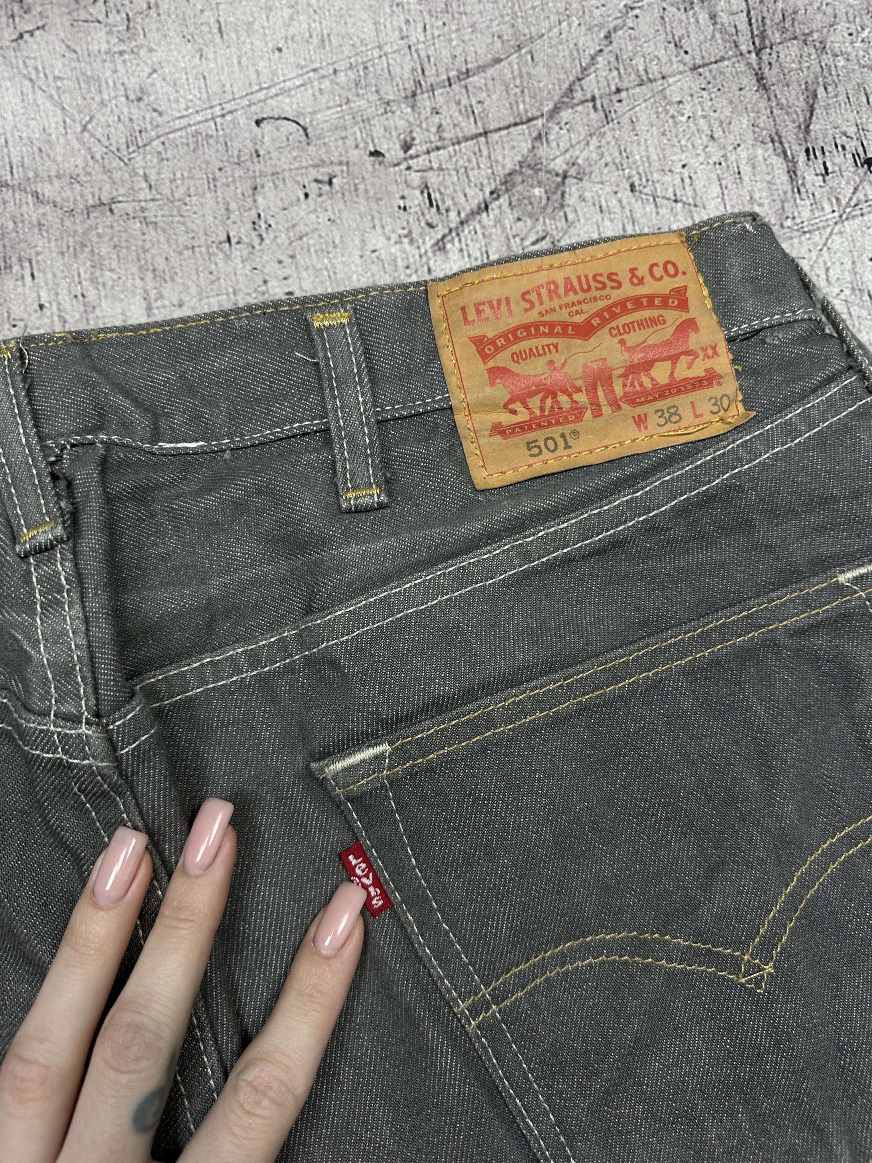 Levi's Levi's 501 Mens Denim Pants Jeans Size 38 x 30 Size US 38 / EU 54 - 3 Thumbnail
