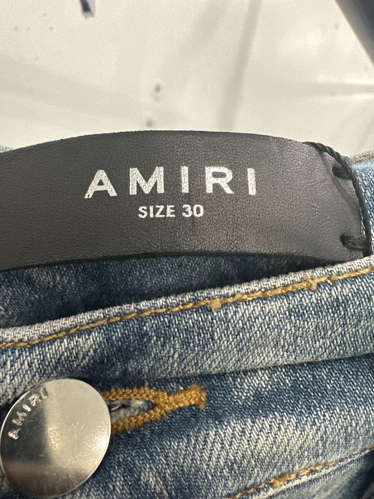 Amiri Amiri x Wes Lang Sketch Jeans ‘Painted Indigo’ Size US 30 / EU 46 - 4 Thumbnail