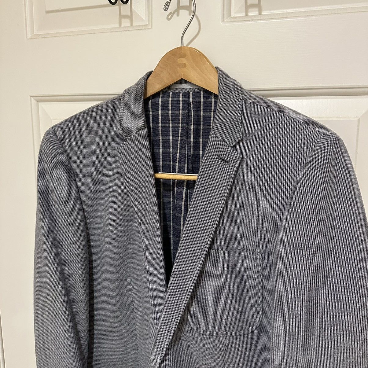Ben Sherman Ben Sherman Plectrum Blazer Jacket (XL, Pique Cotton) Size 44R - 2 Thumbnail