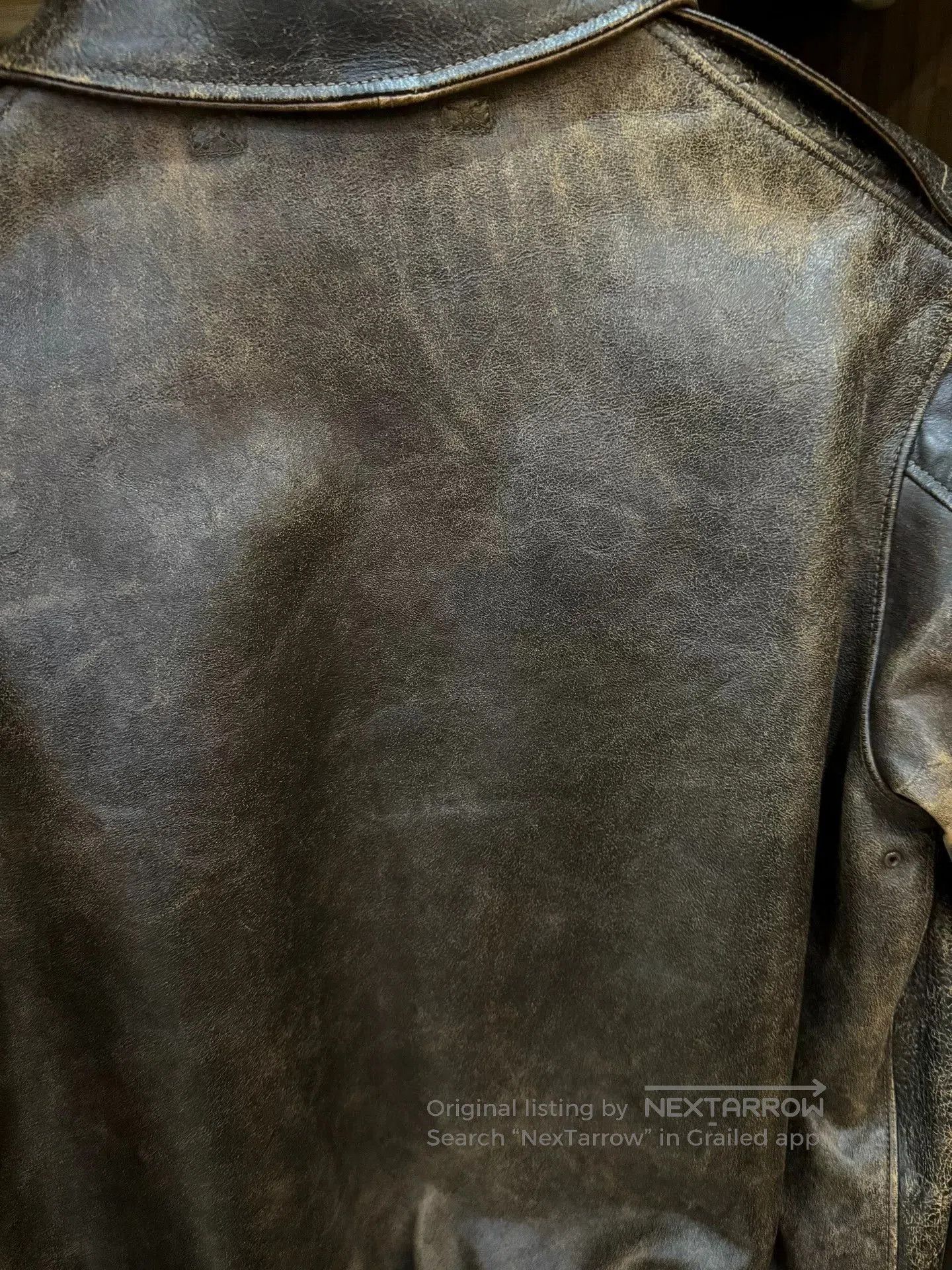 RRL Ralph Lauren real mccoy rrl vintage leather jacket. Size US M / EU 48-50 / 2 - 8 Thumbnail