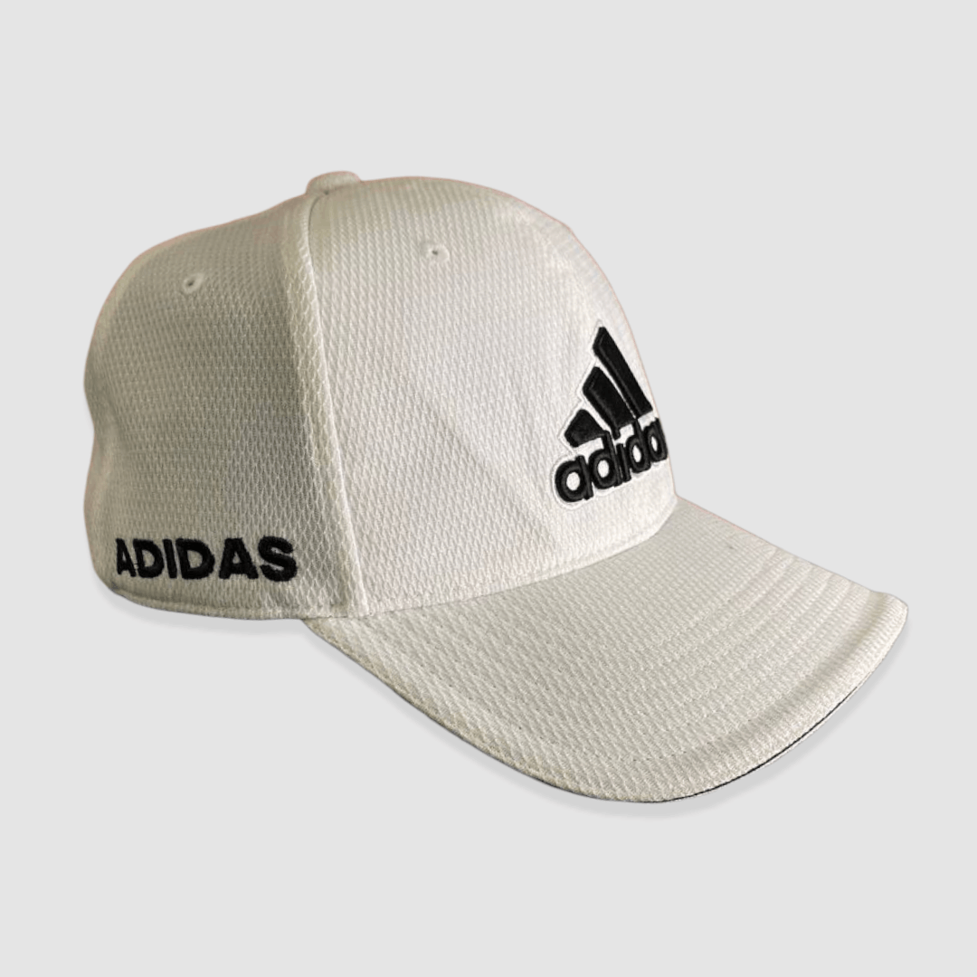 Adidas Adidas Boost White Polyester Hat Cap Free Size Size ONE SIZE - 3 Thumbnail