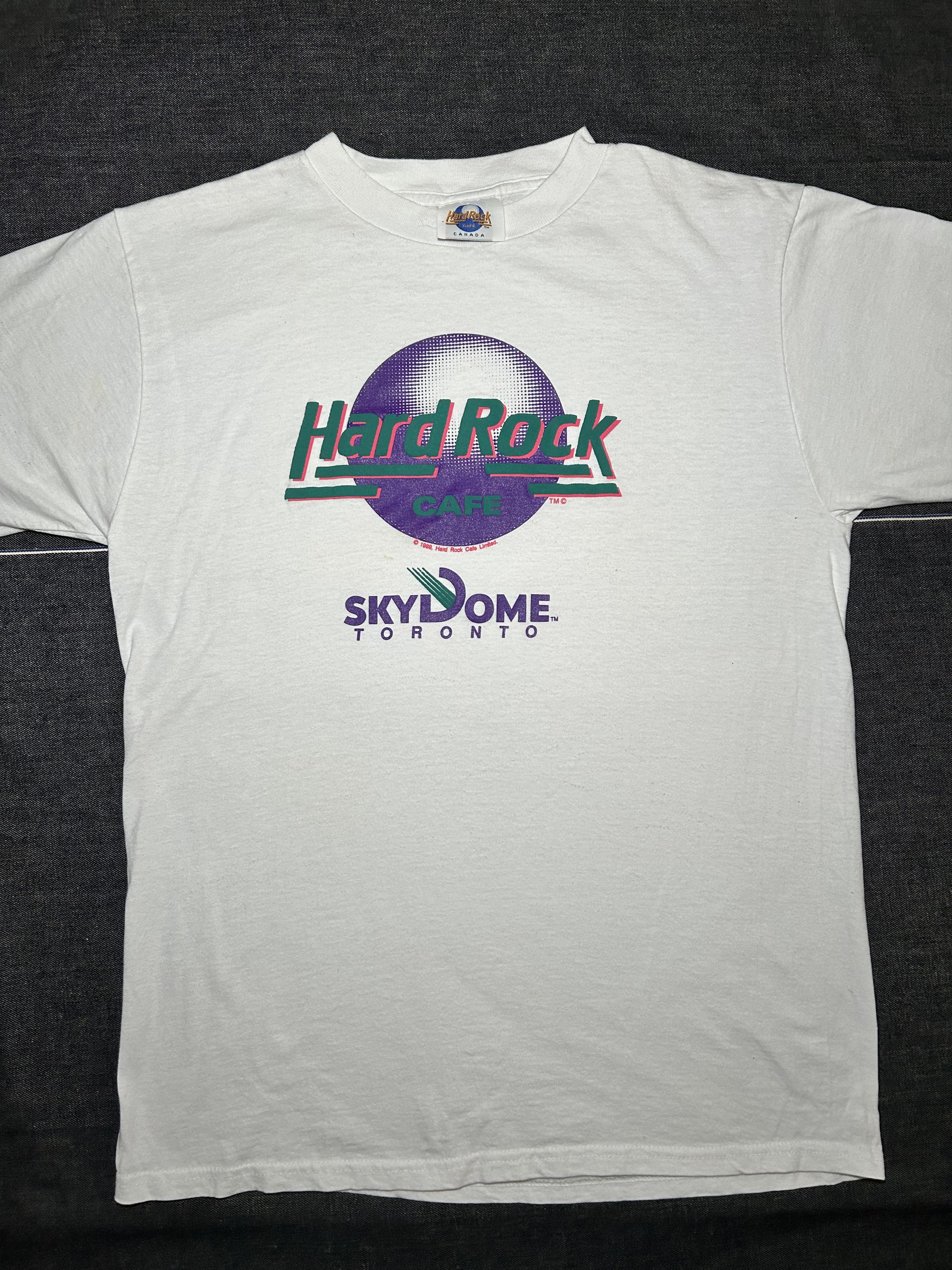 Hard Rock Cafe Vintage Hard Rock Cafe Tee 1989 (Single Stitch) Size US L / EU 52-54 / 3 - 4 Thumbnail