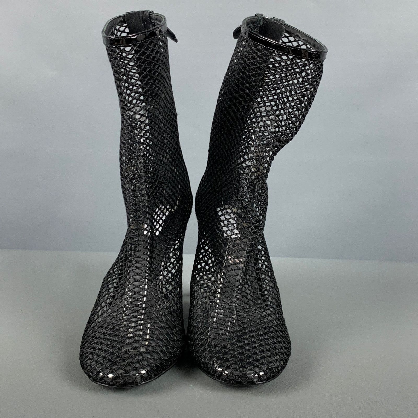 Alaia ALAIA Size 7 Black Clear Wedge Boots Size US 7 / IT 37 - 4 Thumbnail