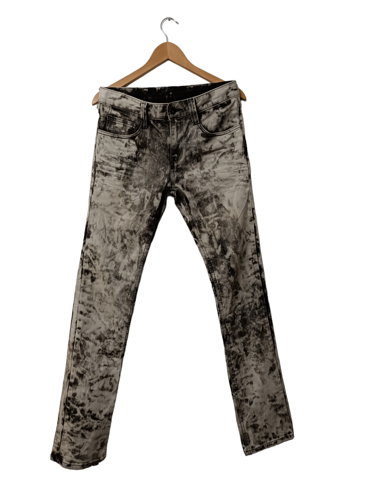 NO ID NO ID Japanese brand acid wash paint splatter Size US 32 / EU 48 - 1 Thumbnail