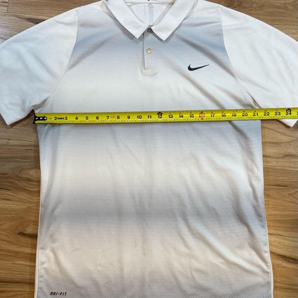 Nike Nike Men’s L Tiger Woods Dri-Fit Golf Polo White Size US L / EU 52-54 / 3 - 5 Thumbnail