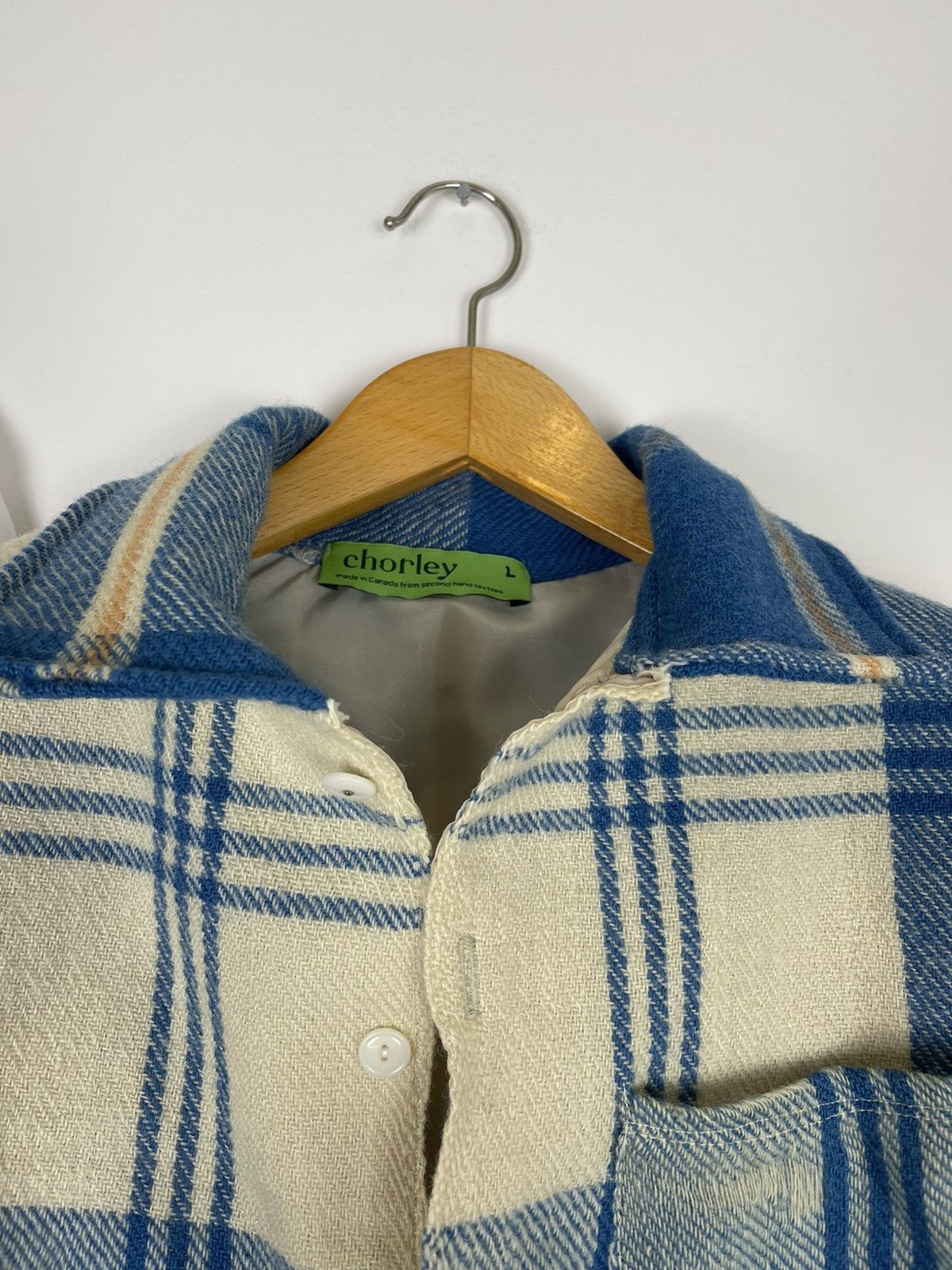 Chorley Chorley Oversized distressed wool darted flannel jacket Size US L / EU 52-54 / 3 - 7 Thumbnail