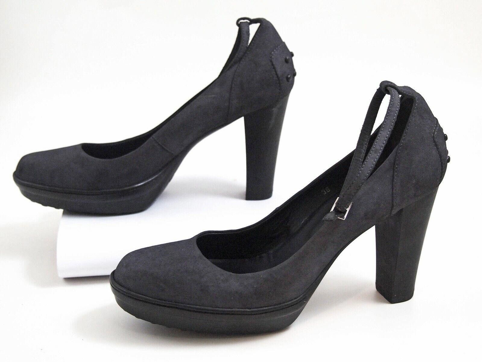 Tod's Tod's Mary Jane Heels Gray Suede Womens US 8 EU 38 Size US 8 / IT 38 - 4 Thumbnail